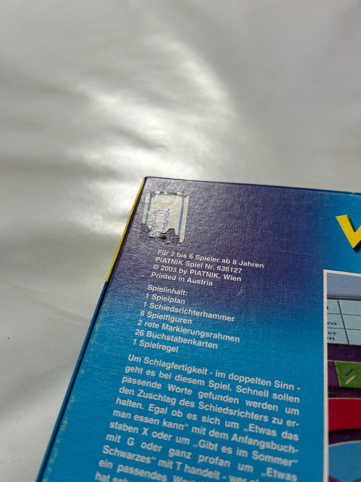 Detailfoto 14 – SKU A11784 – Gesellschaftsspiel gebraucht bei Brettspielimperium