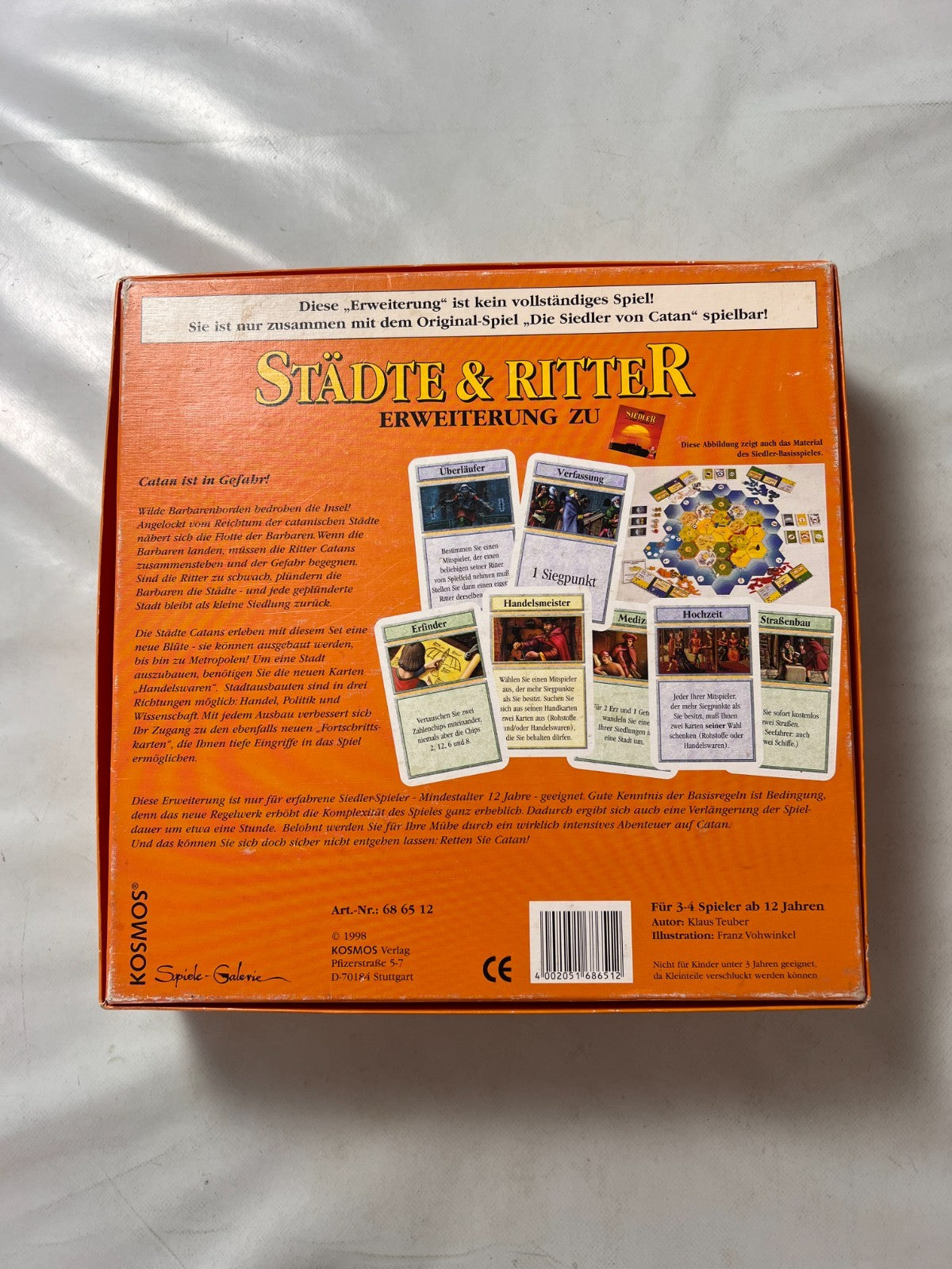 Die Siedler von Catan Städte und Ritter Erweiterung HOLZ - Vollständig - Ansicht 9