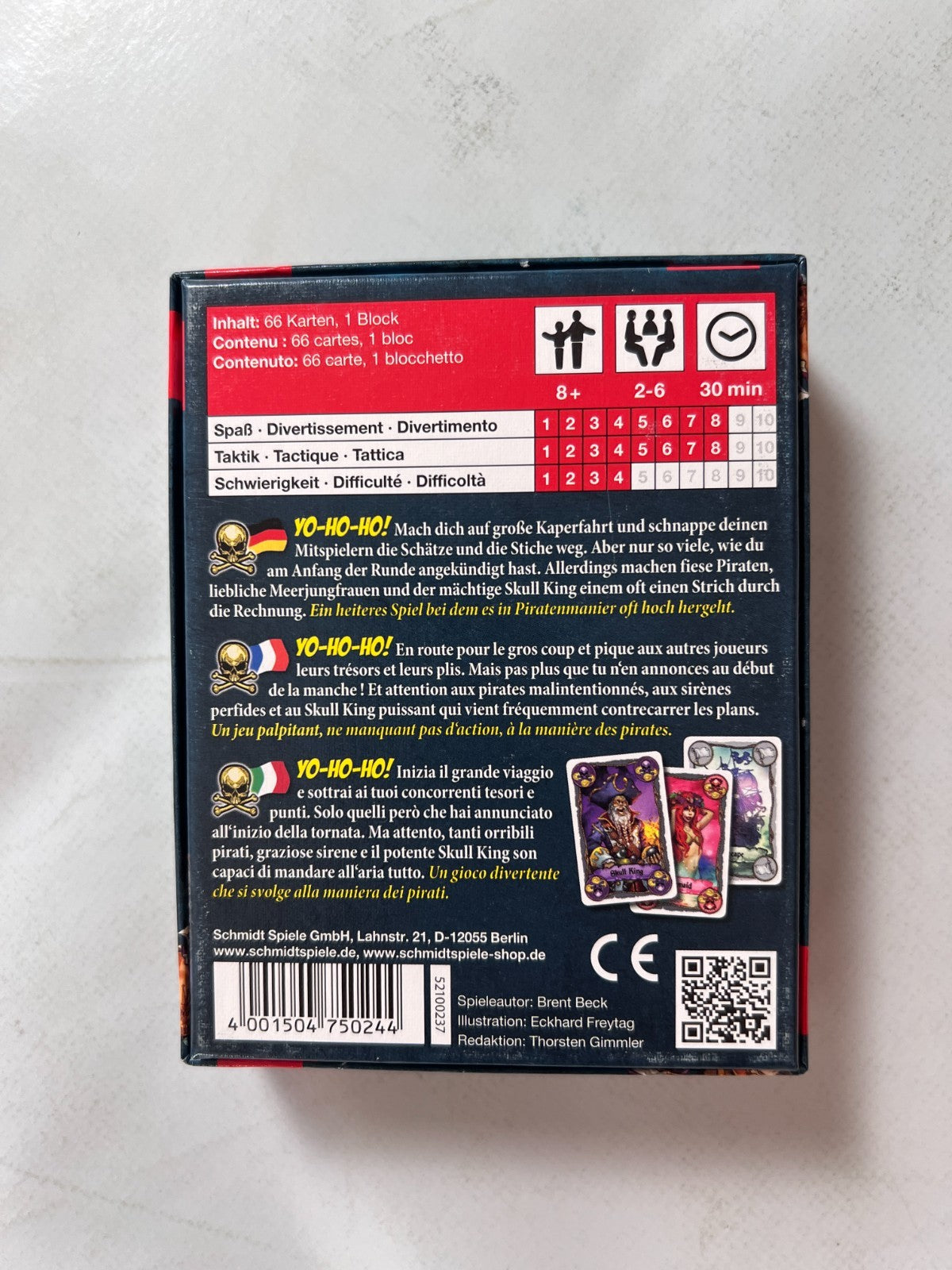 Skull King Schmidt Spiele Spiel Kartenspiel - Vollständig - Ansicht 9