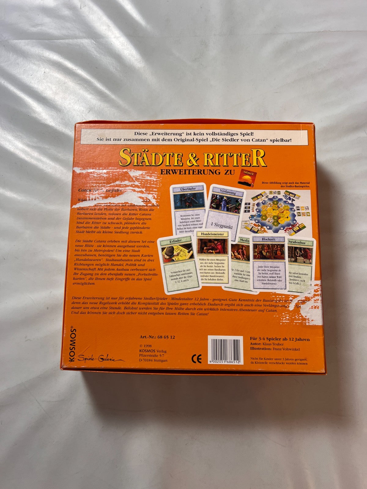 Die Siedler von Catan Städte und Ritter Erweiterung HOLZ Vollständig - Ansicht 13