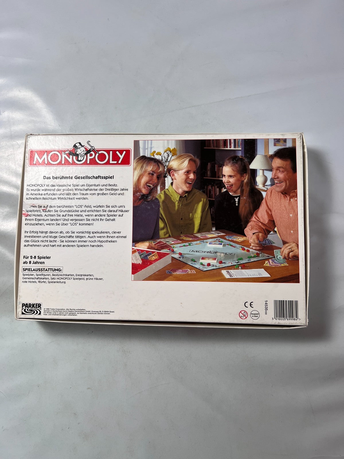 Brettspiel Monopoly Parker DMVersion 1996 Vollständig - Ansicht 9