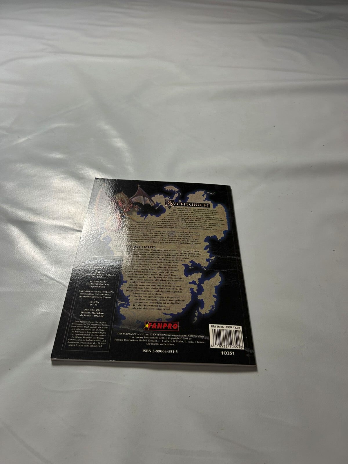 Detailfoto 7 – SKU A8722 – Rollenspiel-Buch gebraucht bei Brettspielimperium