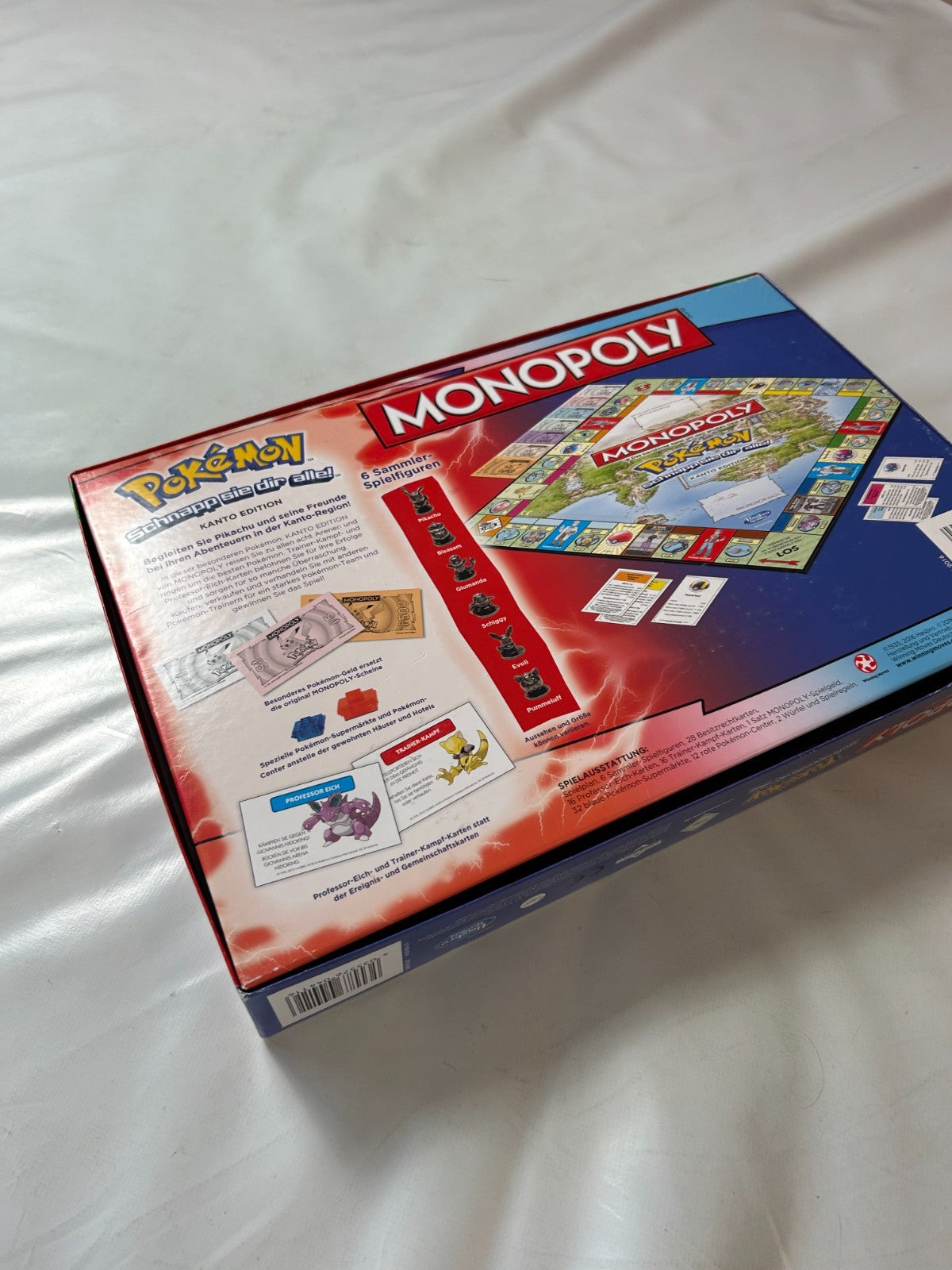MONOPOLY POKEMON KANTO Edition deutsch Zinn Figuren Vollständig - Ansicht 14