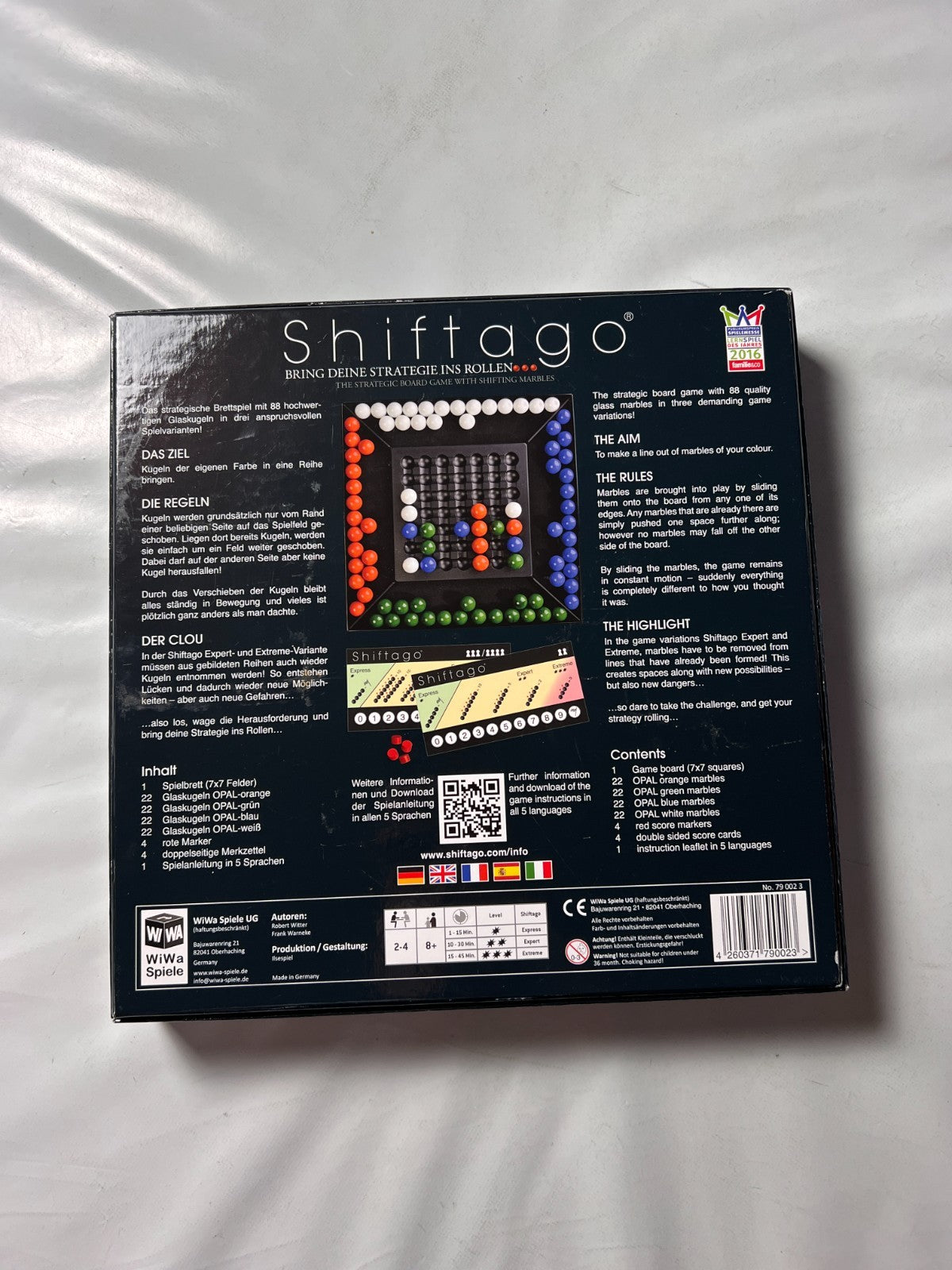 Shiftago WiWa Spiele Bettspiel Strategiespiel Familienspiel - Vollständig - Ansicht 9