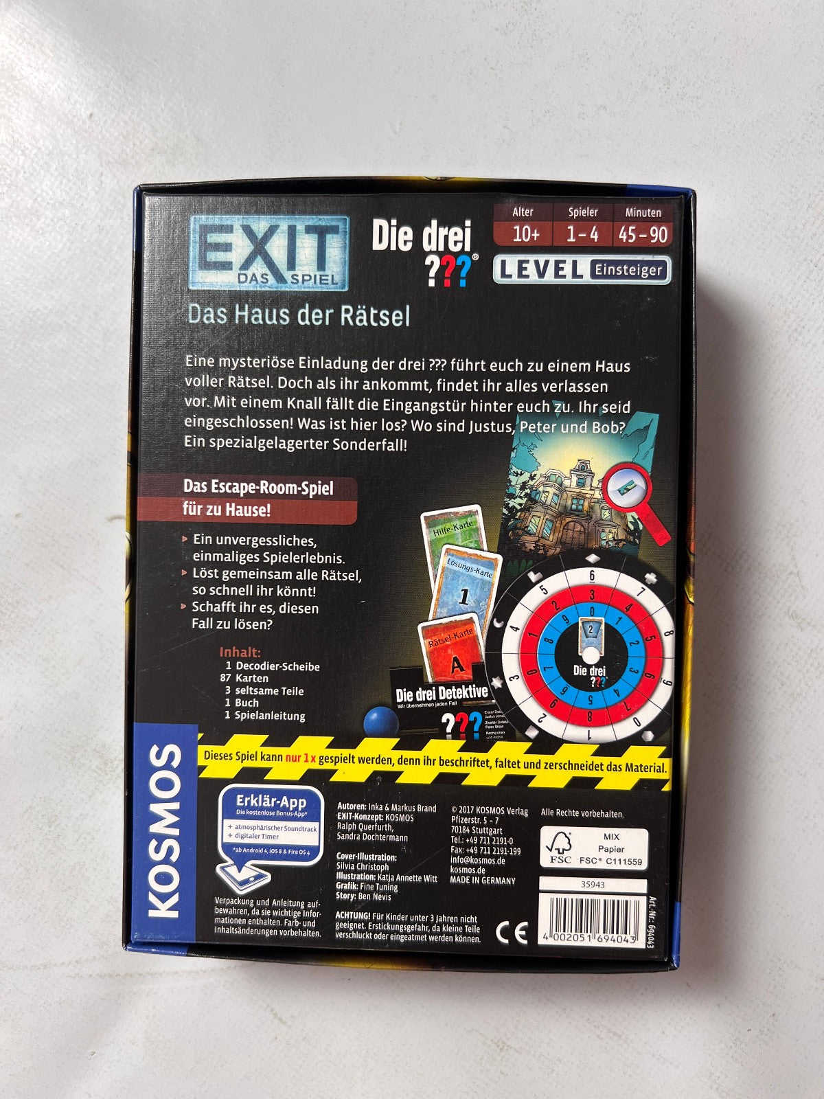 Detailfoto 10 – SKU A10283 – Gesellschaftsspiel gebraucht bei Brettspielimperium