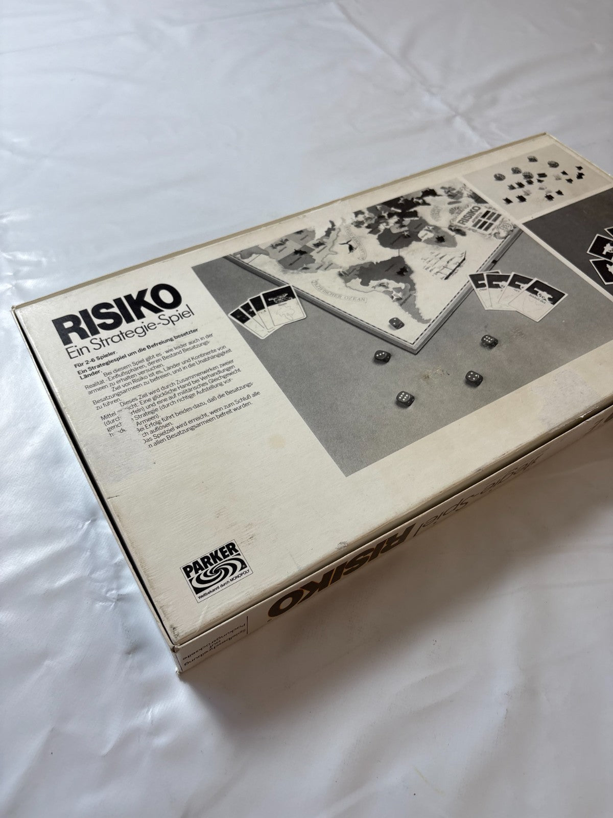 Risiko - Strategiespiel weiß Parker 1982 - Vollständig - Ansicht 14