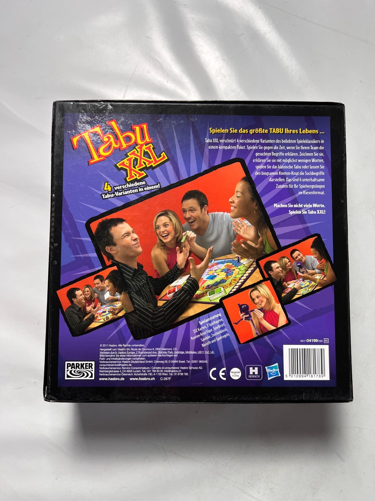 TABU XXL Parker 4 verschiedene TabuVarianten Vollständig - Ansicht 9