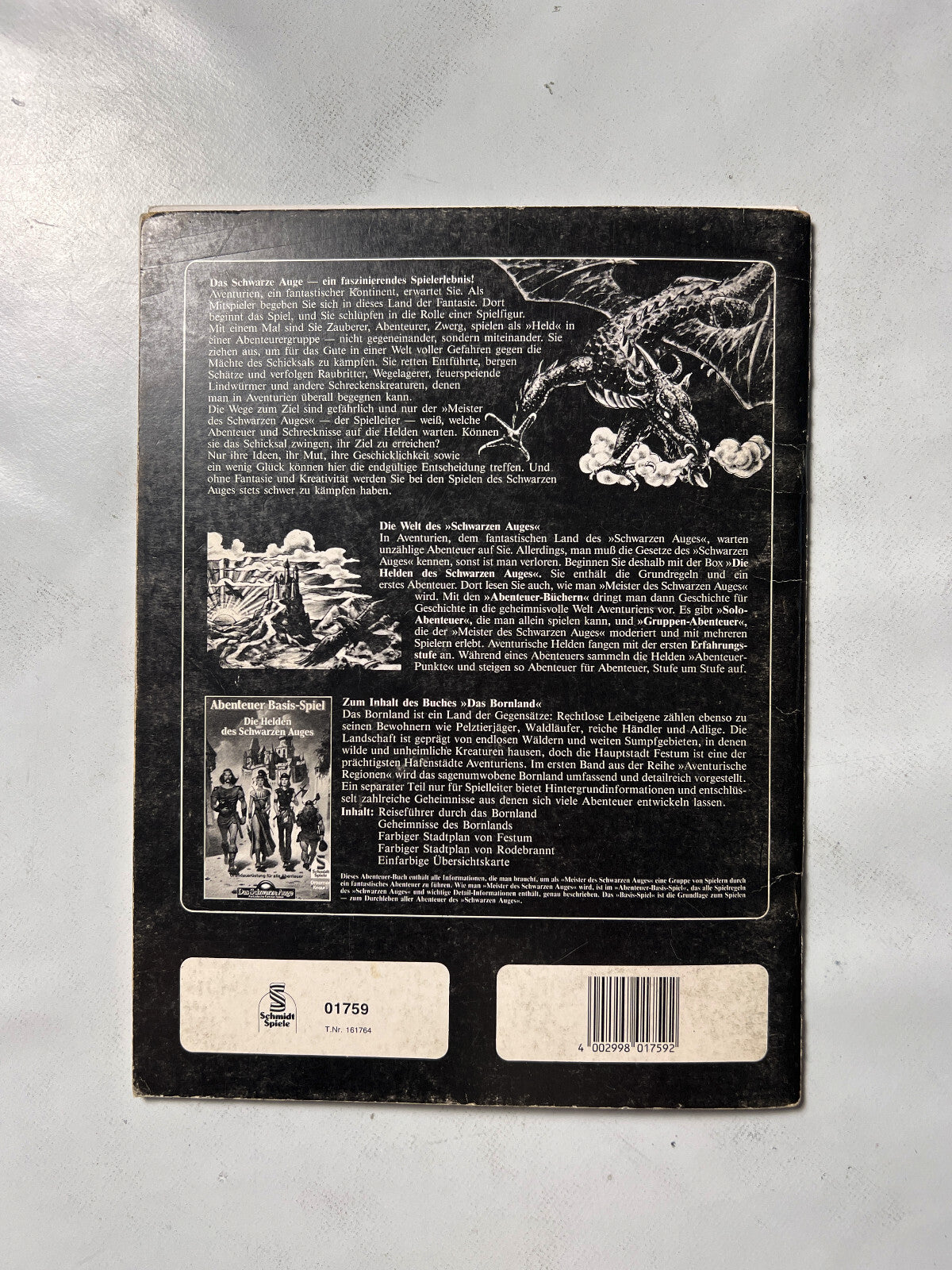 Detailfoto 5 – SKU A8508 – Rollenspiel-Buch gebraucht bei Brettspielimperium