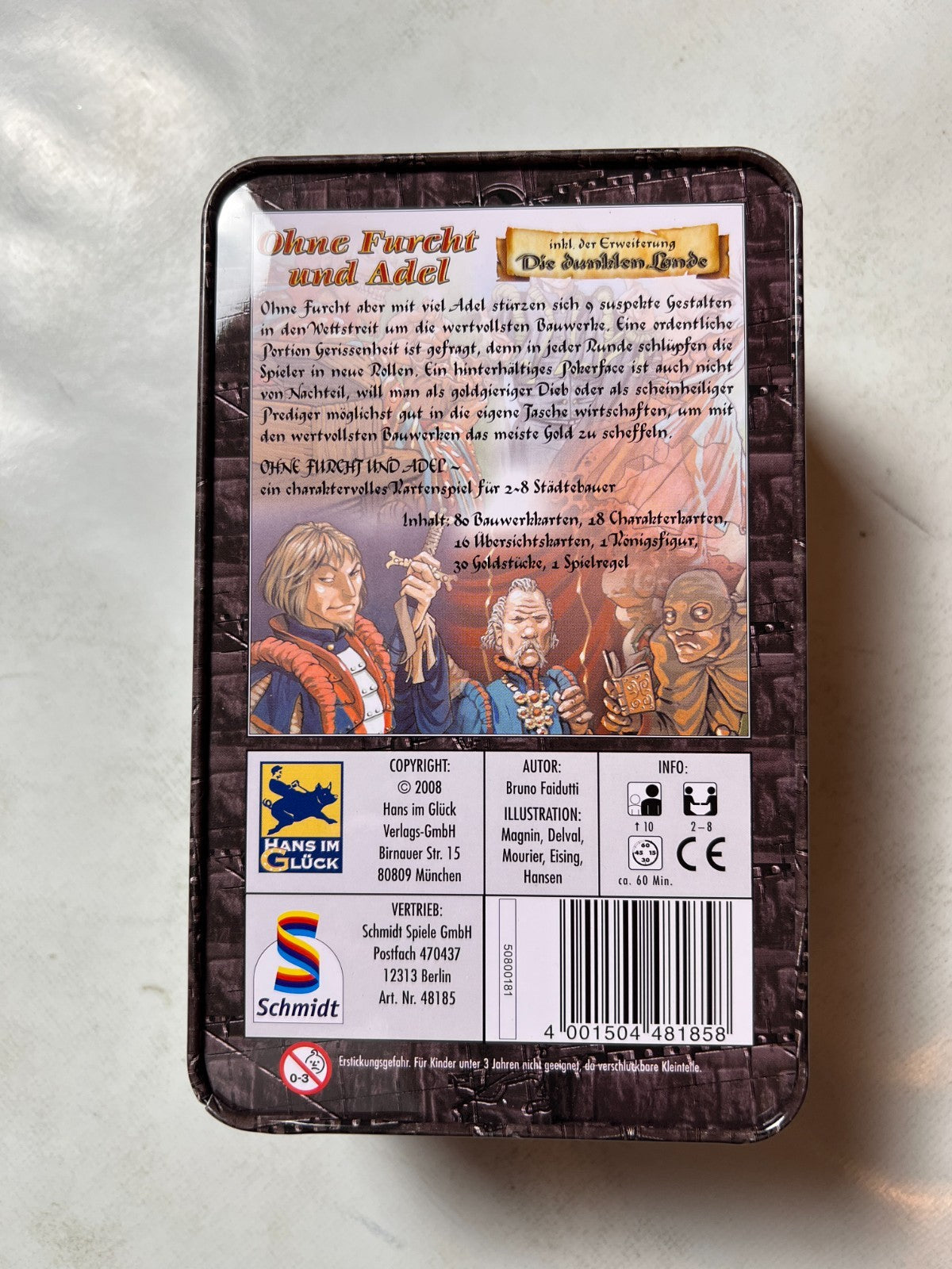 Ohne Furcht und Adel + Erweiterung Die dunklen Lande Metallbox Vollständig - Ansicht 9