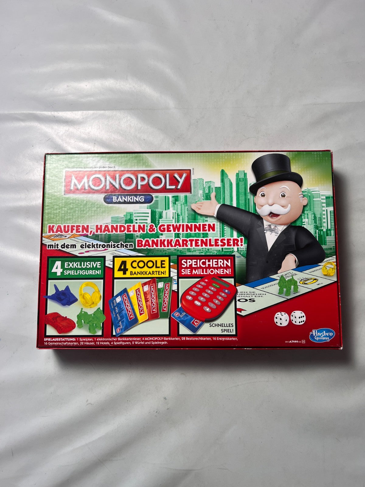 Monopoly Banking Rot Hasbro Vollständig - Ansicht 9