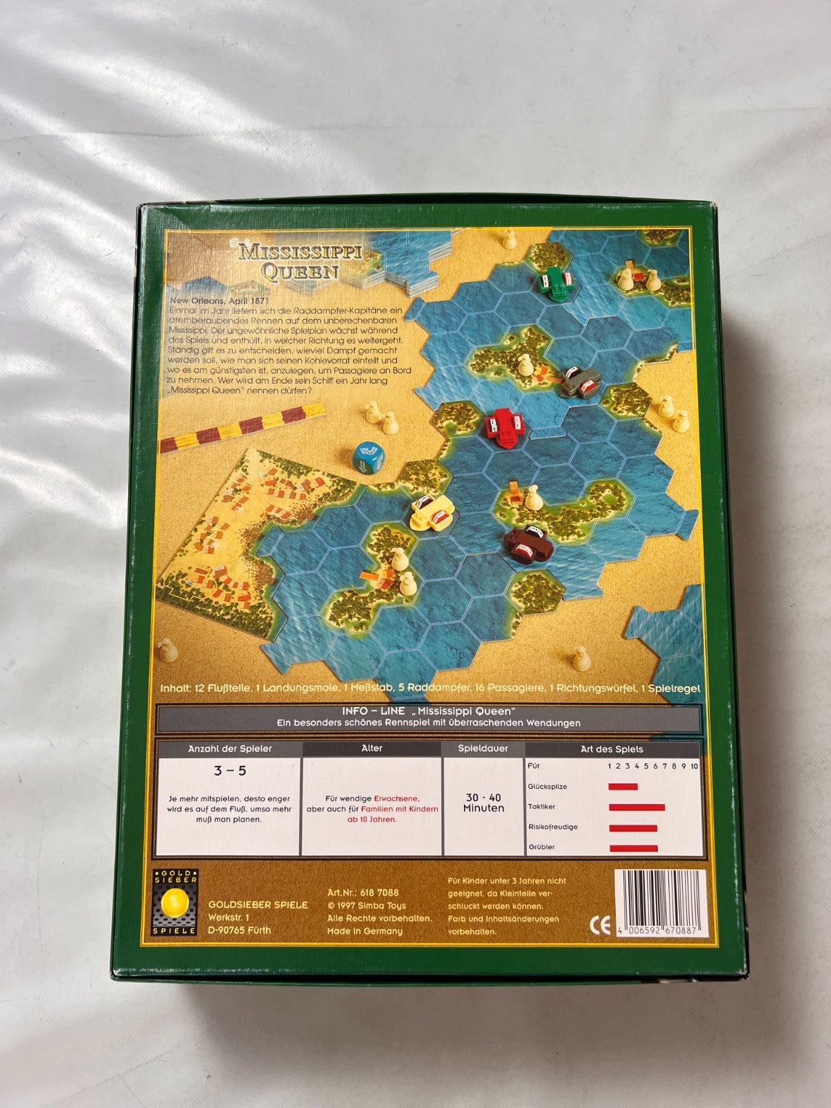 Gold Silber Spiele 6187088 - Mississippi Queen - Brettspiel - Vollständig - Ansicht 10