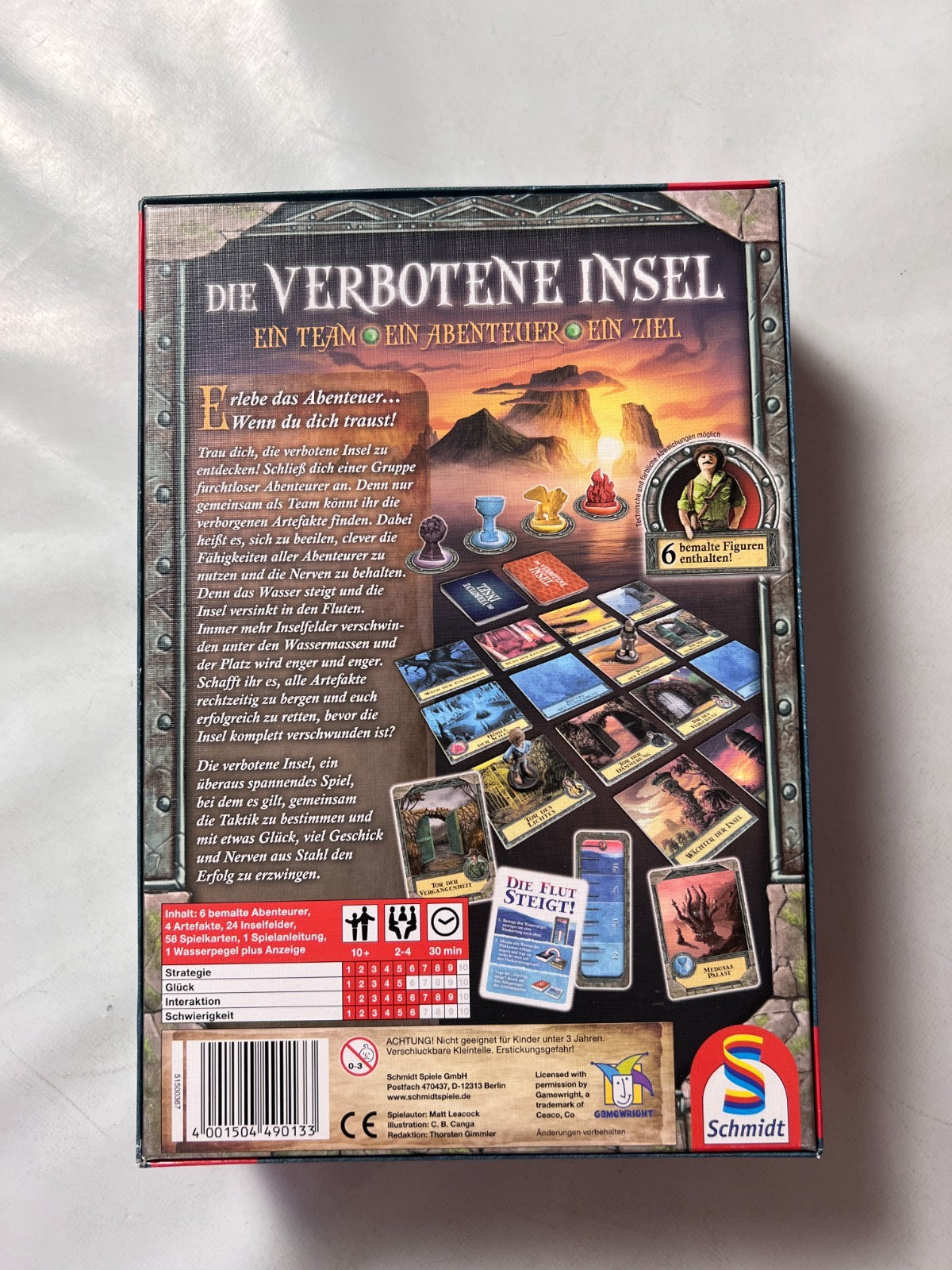 Die verbotene Insel Spiel Gesellschaftsspiel Schmidt Spiele Unbespielt - Ansicht 9