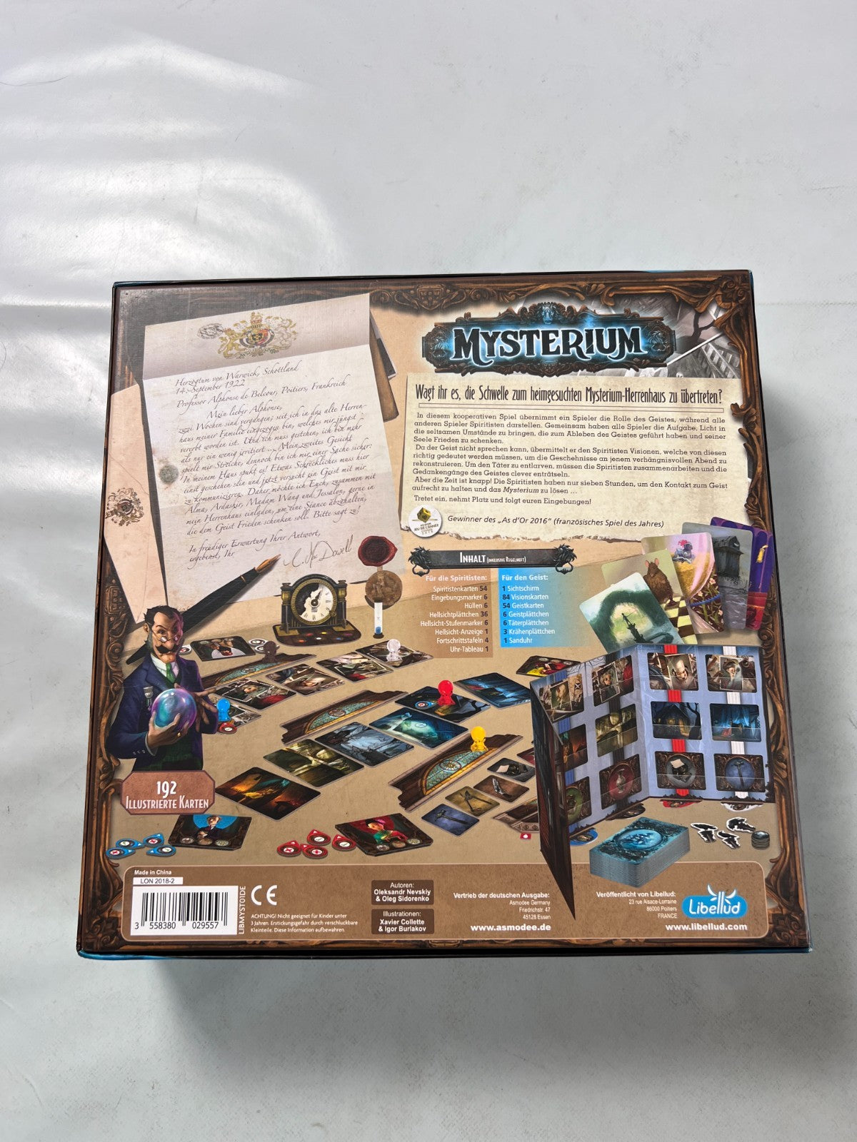 Mysterium Libellud Spiel Deutsch 2015 Asmodee Vollständig - Ansicht 9
