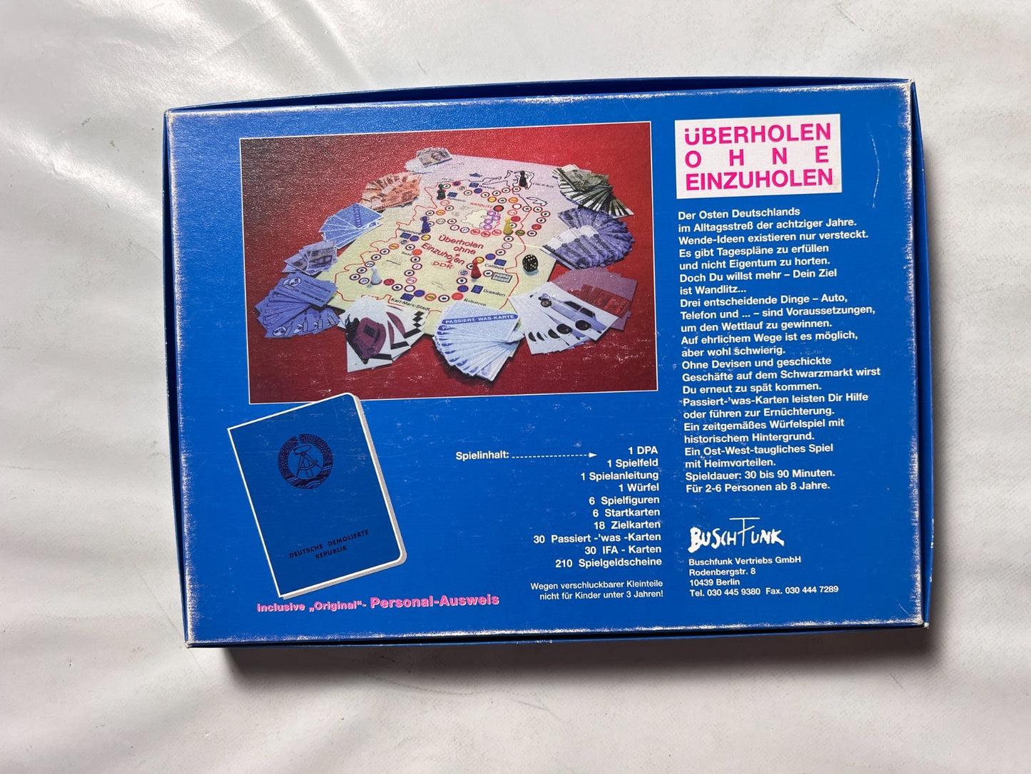 Überholen ohne Einzuholen - DDR Spiel 1995 - Buschfunk - Vollständig - Ansicht 9