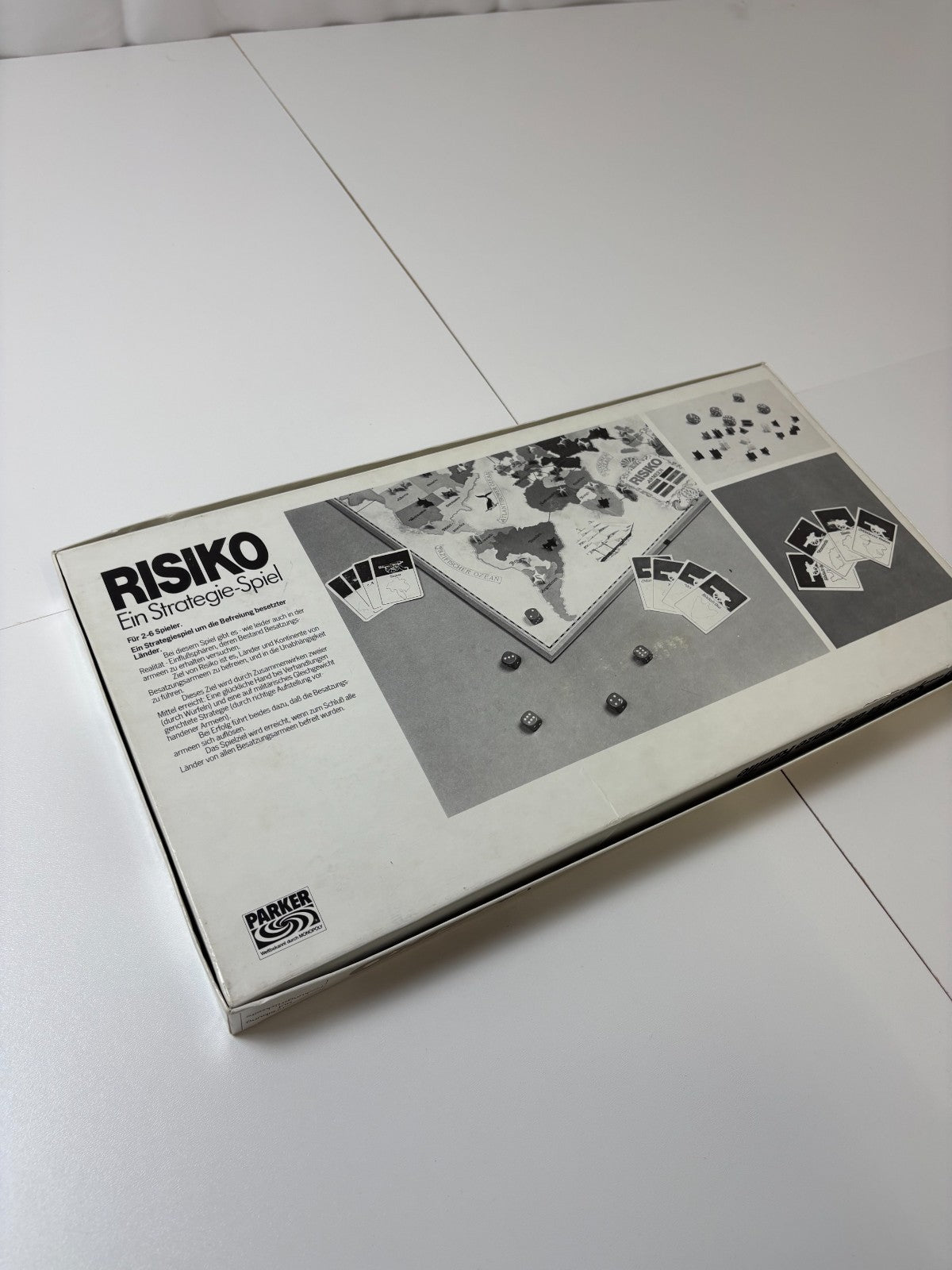 Risiko - Strategiespiel weiß Parker 1982 - Vollständig - Ansicht 11