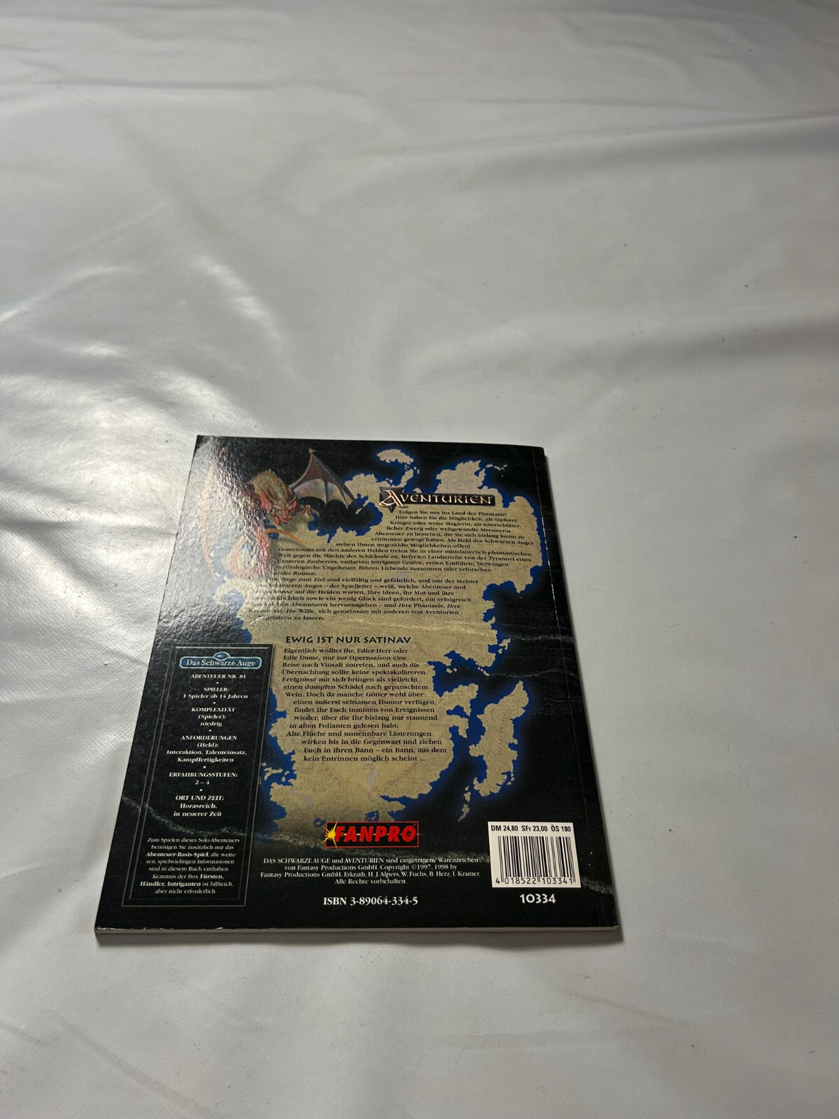 Detailfoto 7 – SKU A8723 – Rollenspiel-Buch gebraucht bei Brettspielimperium