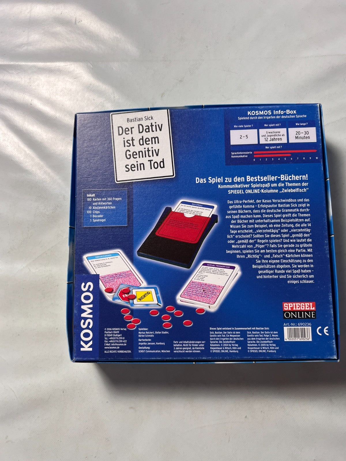 Kosmos Der Dativ ist dem Genitiv sein Tod Spiel zum Buch Vollständig - Ansicht 9