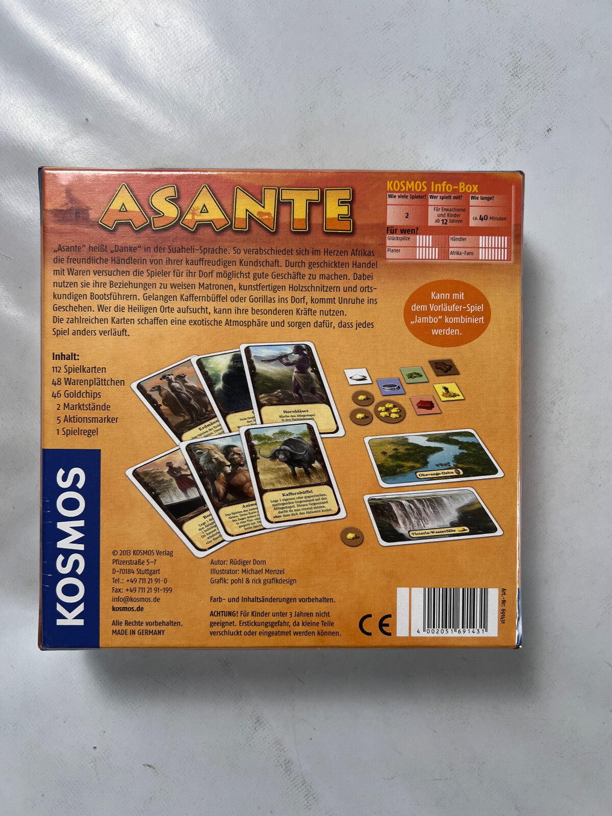 Asante Spiel Gesellschaftsspiel Rüdiger Dorn KOSMOS - NEU in Folie - Ansicht 7
