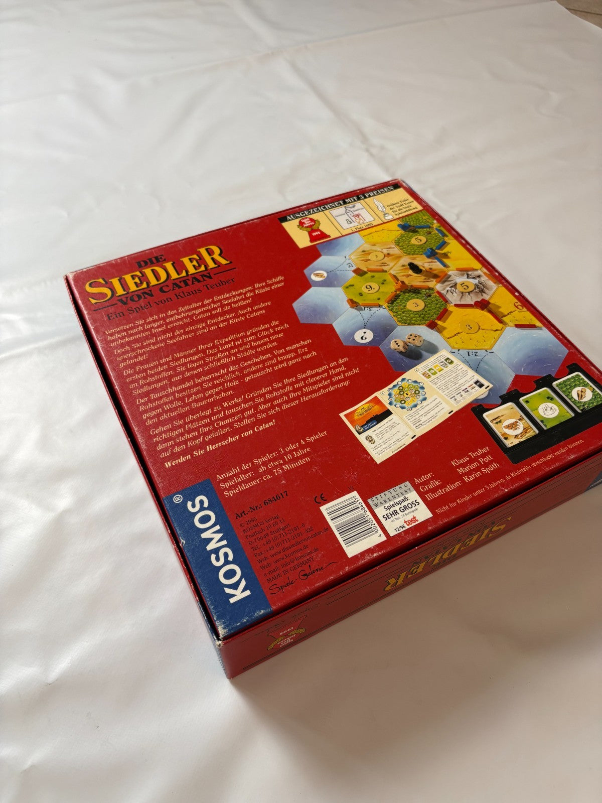 Brettspiel Die Siedler von Catan - Kosmos 1995 - Holz - vollständig - Ansicht 13