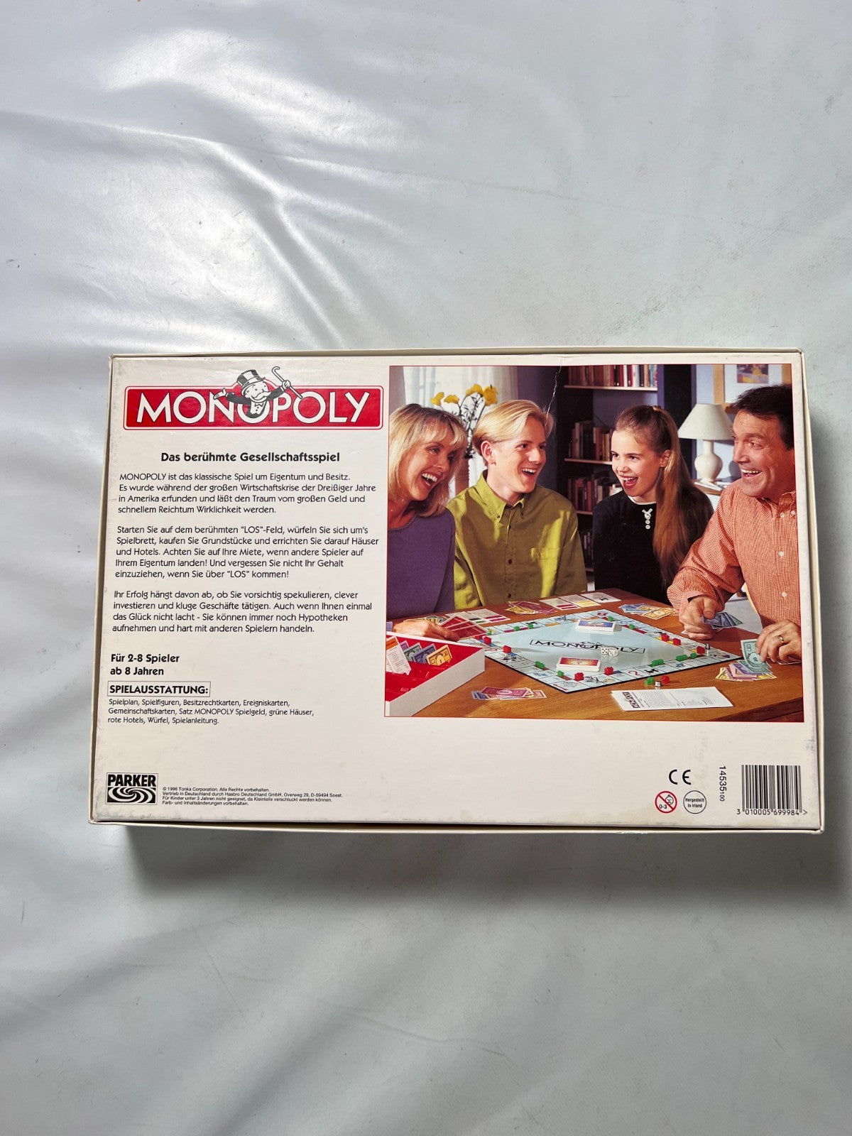 Brettspiel Monopoly Parker DMVersion 1996 Vollständig - Ansicht 12