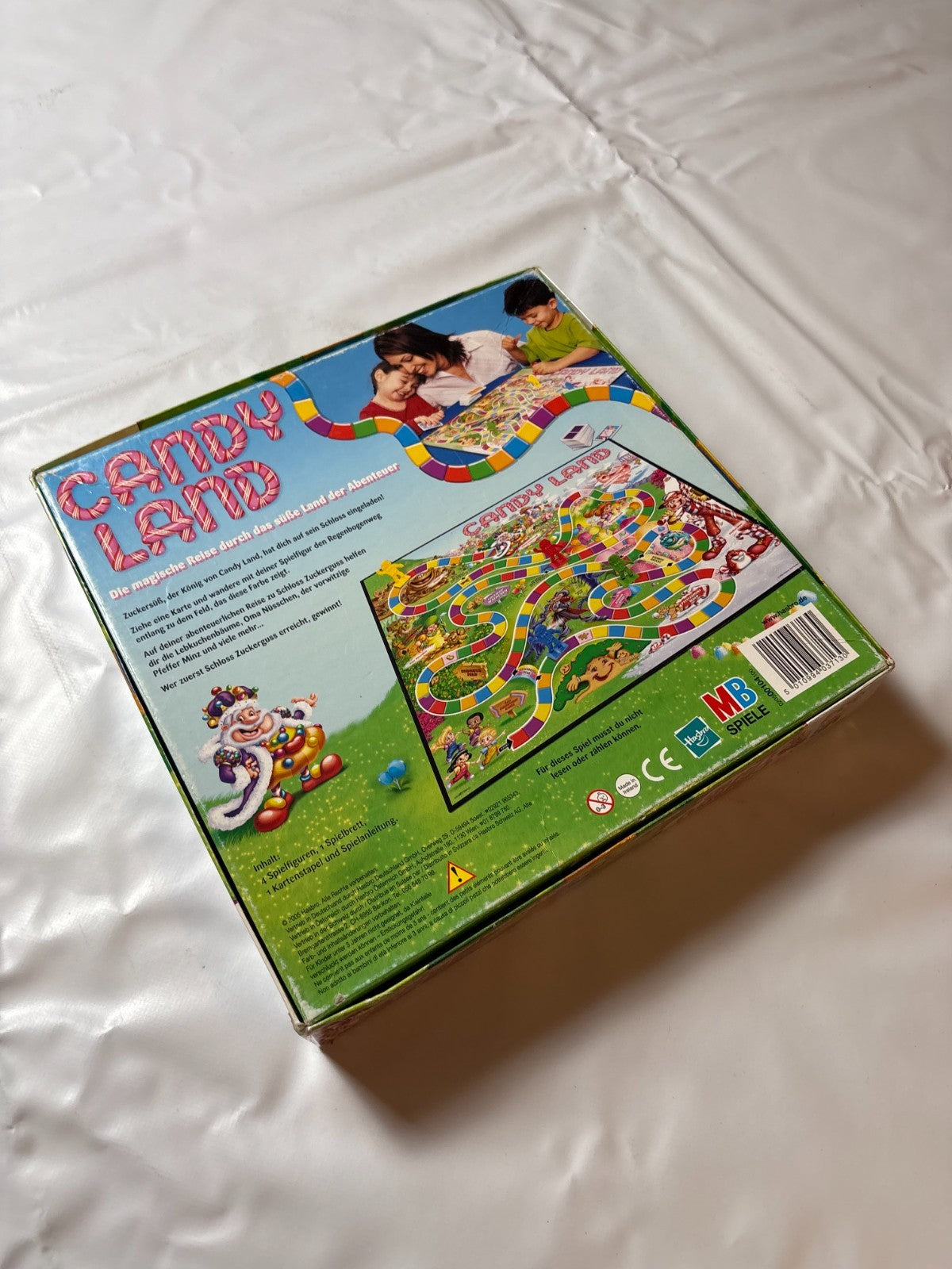 Candy Land Ab 3 Jahren MB Spiele und Hasbro 2005 Vollständig Brett gerissen - Ansicht 15