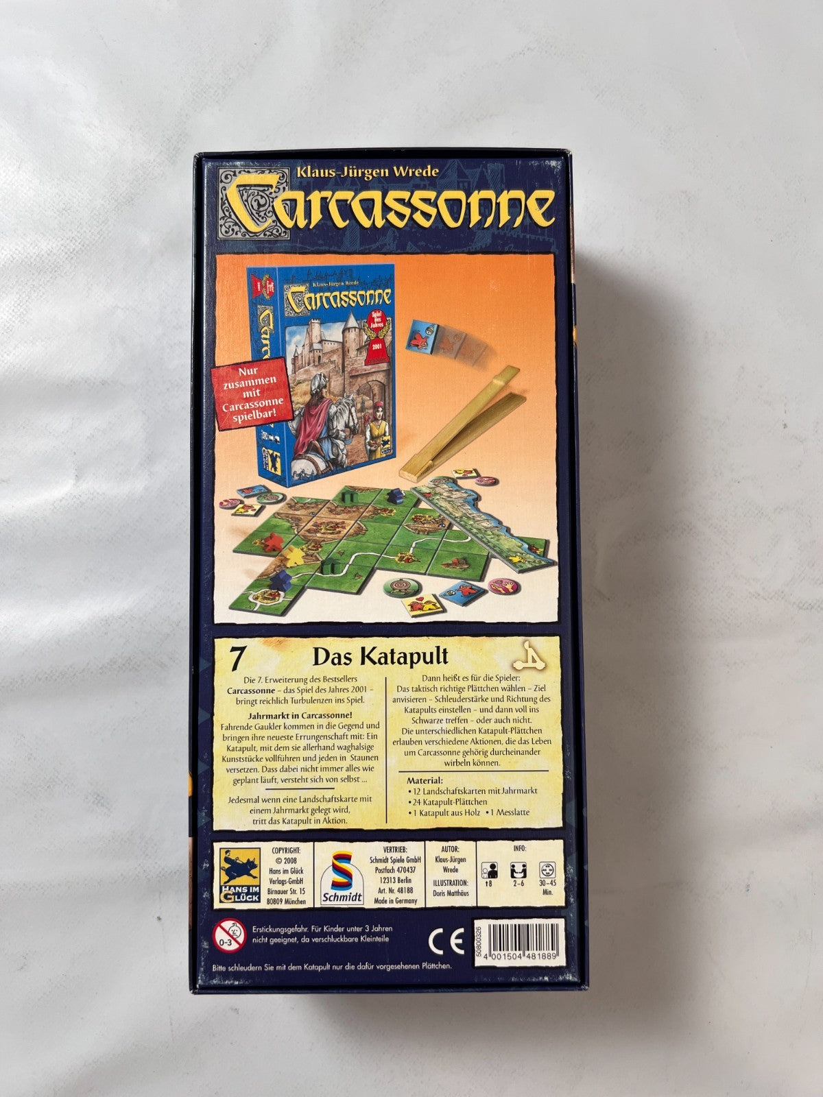 Carcassonne 7. Erweiterung Das Katapult Hans im Glück - Vollständig - Ansicht 9