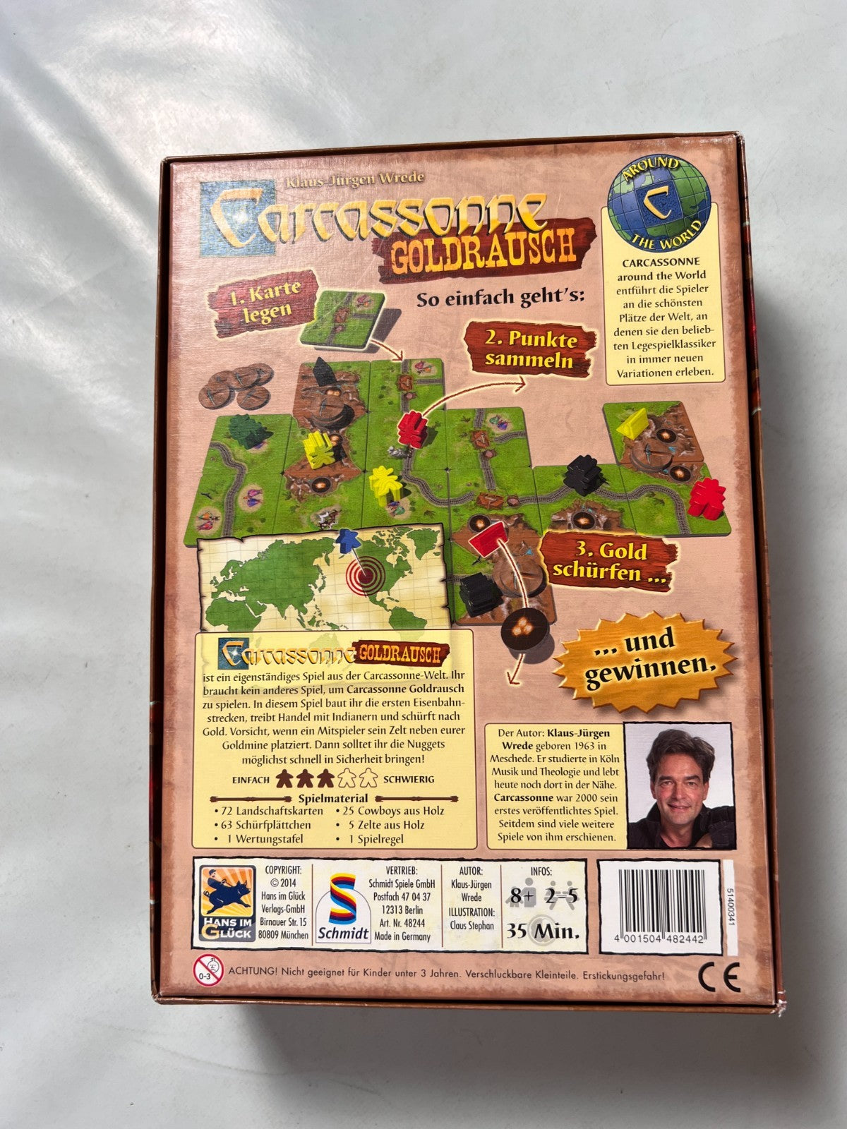Carcassonne Goldrausch Brettspiel Hans im Glück Vollständig - Ansicht 9