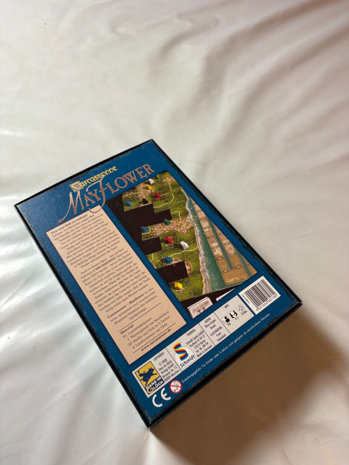 Carcassonne: Mayflower, Hans Jürgen Wrede Brettspiel Vollständig - Ansicht 11