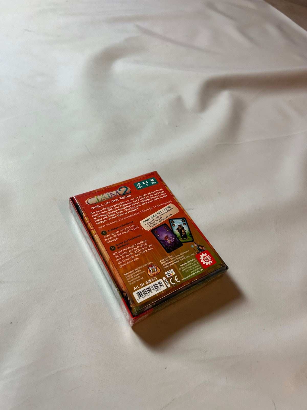 CLAIM 2 KARTENSPIEL VON GAME FACTORY NEU OVP - Ansicht 9
