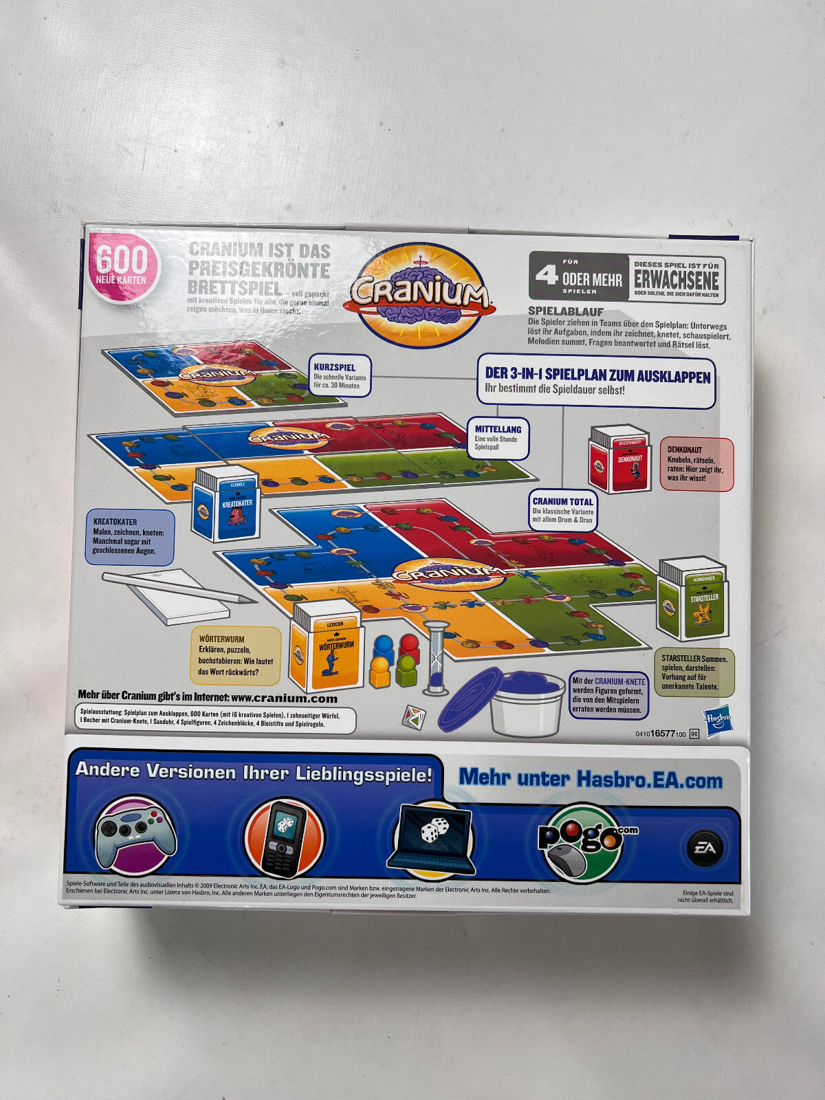 Cranium - Hasbro 2009 - Vollständig Knete erneuert - Vollständig - Ansicht 11