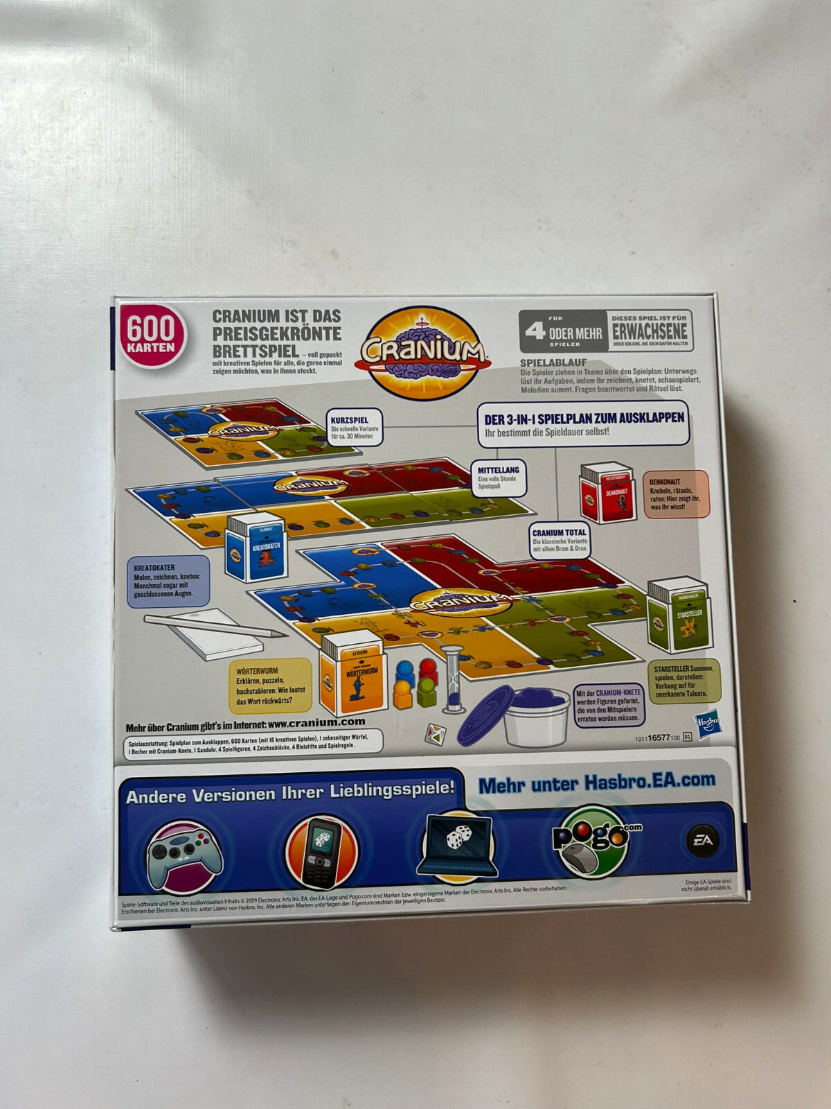 Cranium Spiel Hasbro Brettspiel Gesellschaftsspiel 2009 - Unbespielt - Ansicht 7