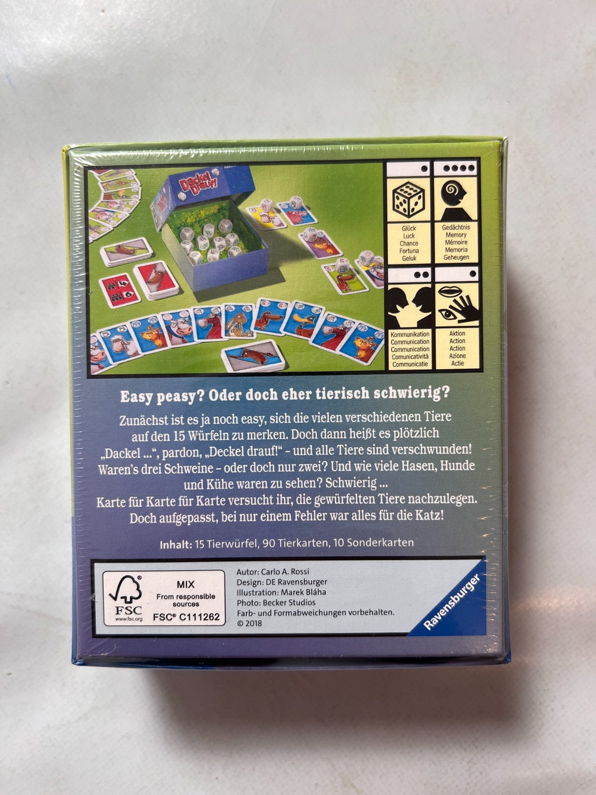 Dackel Drauf! Kartenspiel Würfelspiel Ravensburger 2018 - NEU in Folie - Ansicht 7