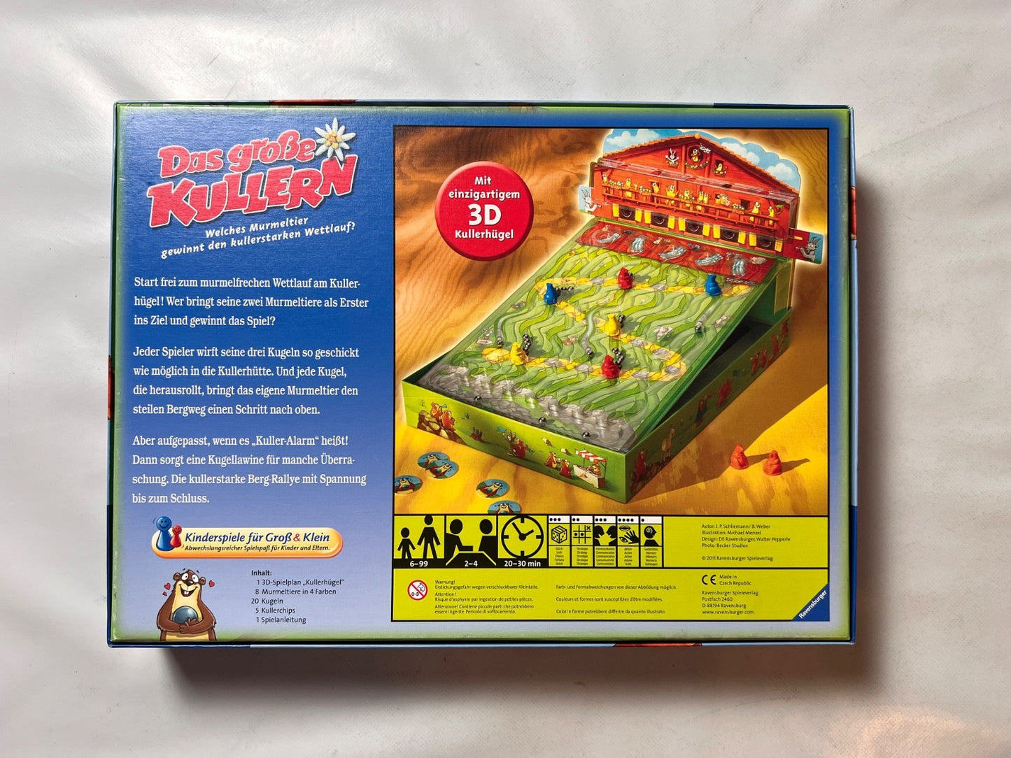 Das große Kullern spiel Brettspiel Ravensburger 2011 Vollständig - Ansicht 9