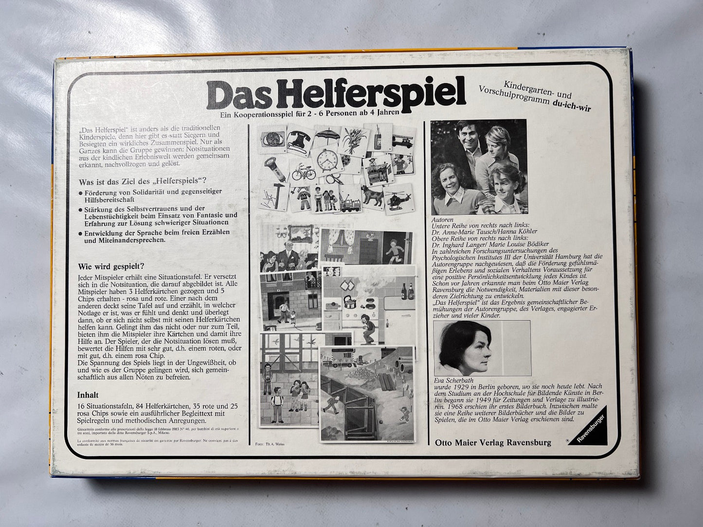 Das Helferspiel Brettspiel Ravensburger 1985 Vollständig - Ansicht 9