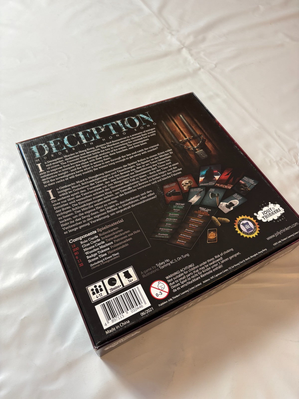 Deception: Murder in Hong Kong Brettspiel - Vollständig - Ansicht 11