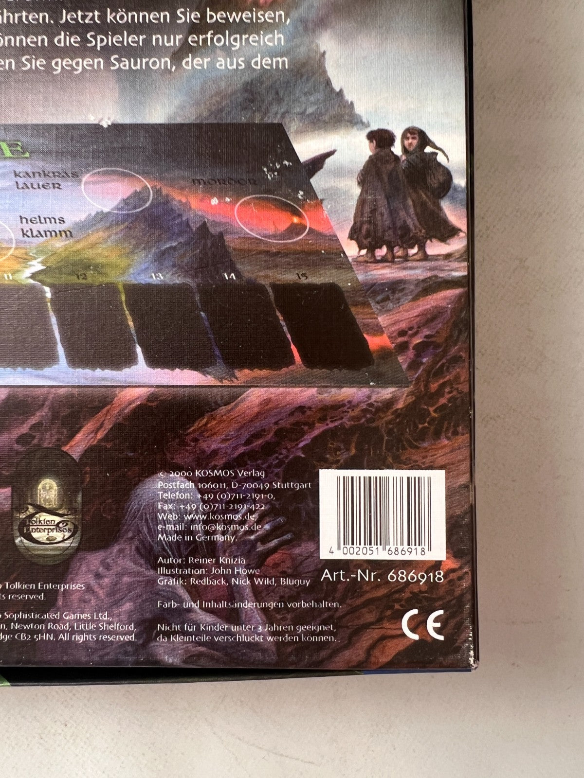 Der Herr der Ringe Gesellschaftsspiel Brettspiel Kosmos - Vollständig - Ansicht 10