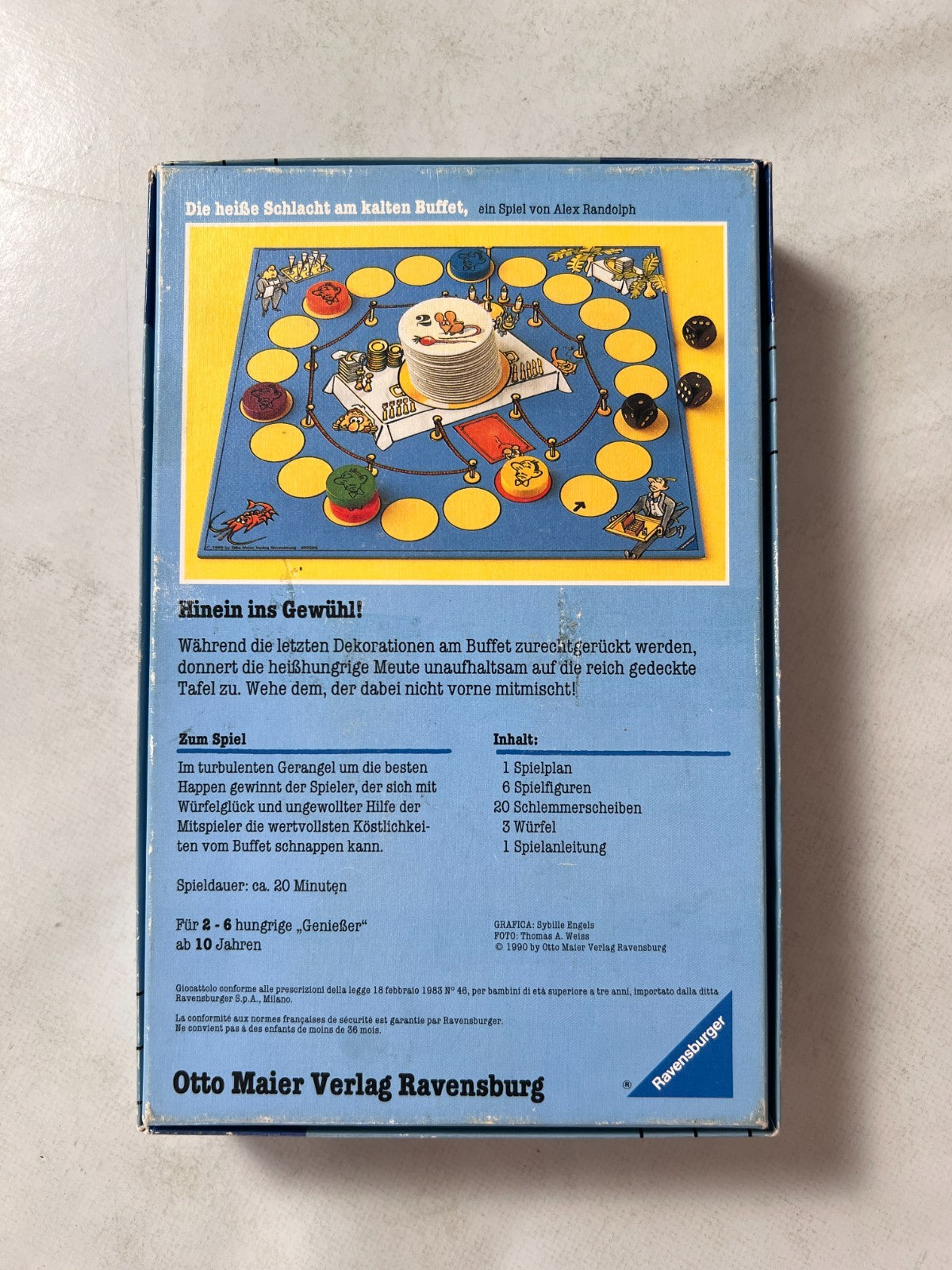 Die heisse Schlacht am kalten Buffet - Ravensburger 1990 - Vollständig - Ansicht 9
