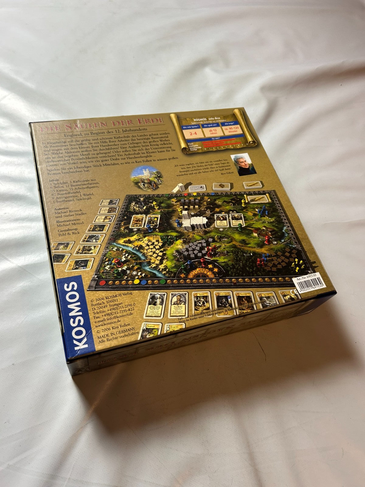 Die Säulen der Erde KOSMOS Brettspiel Gesellschaftsspiel Unbespielt - Ansicht 13