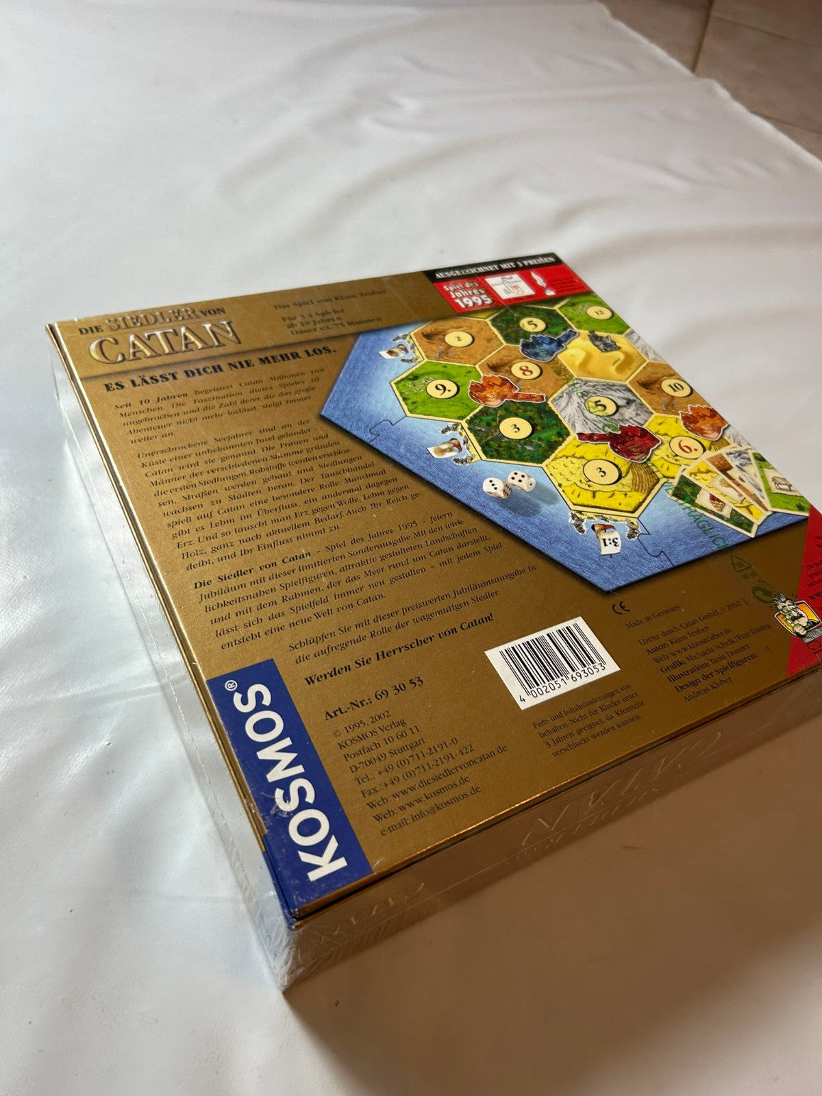 Die Siedler von Catan 10 Jahre Jubiläumsausgabe Gold Edition NEU in Folie - Ansicht 9