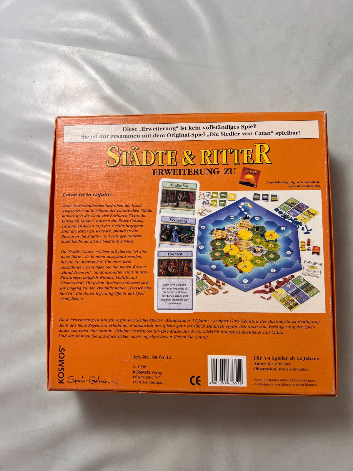 Die Siedler von Catan Städte und Ritter Erweiterung HOLZ - Vollständig - Ansicht 9