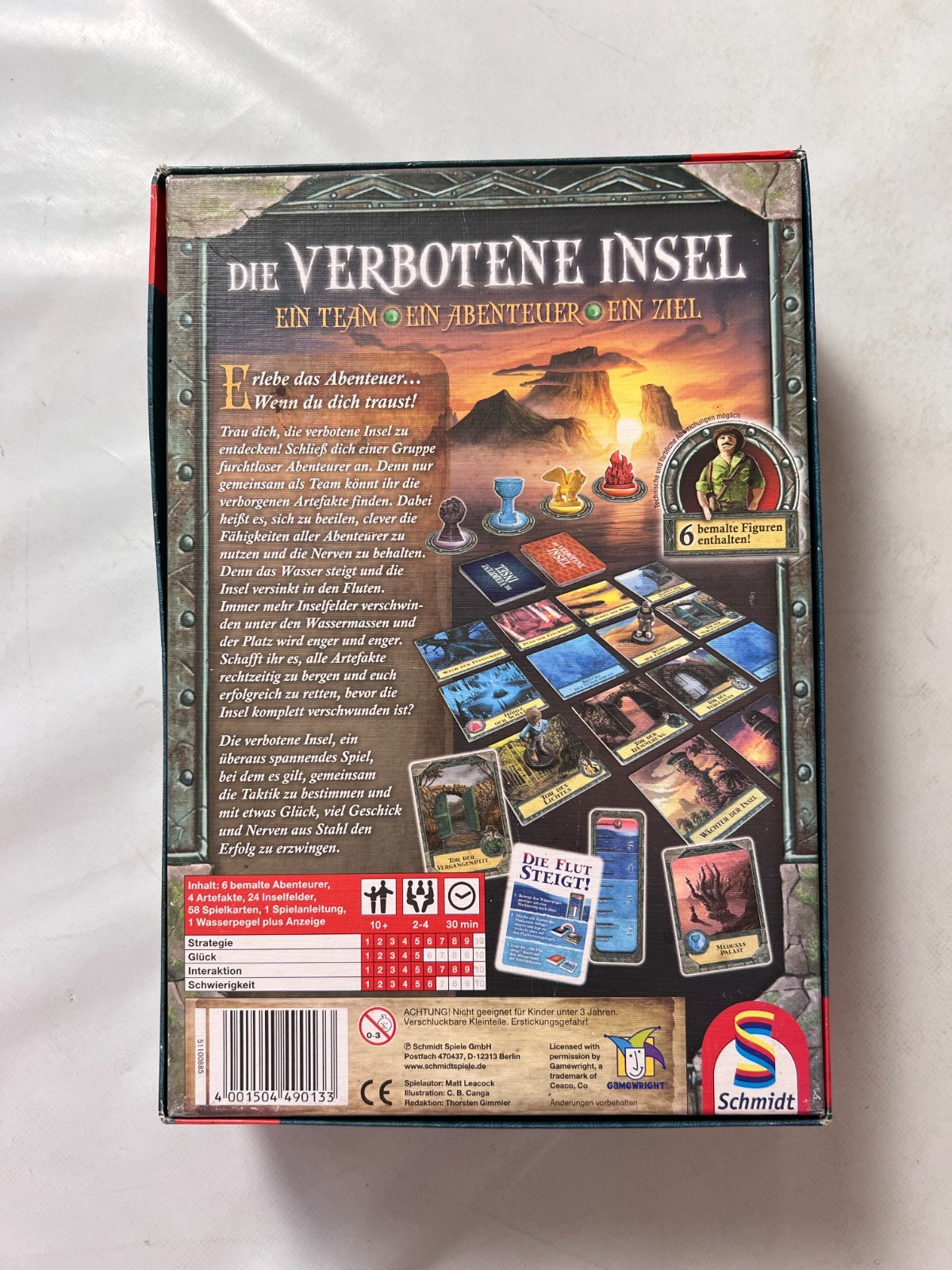 Die verbotene Insel Spiel Gesellschaftsspiel Schmidt Spiele - Vollständig - Ansicht 9