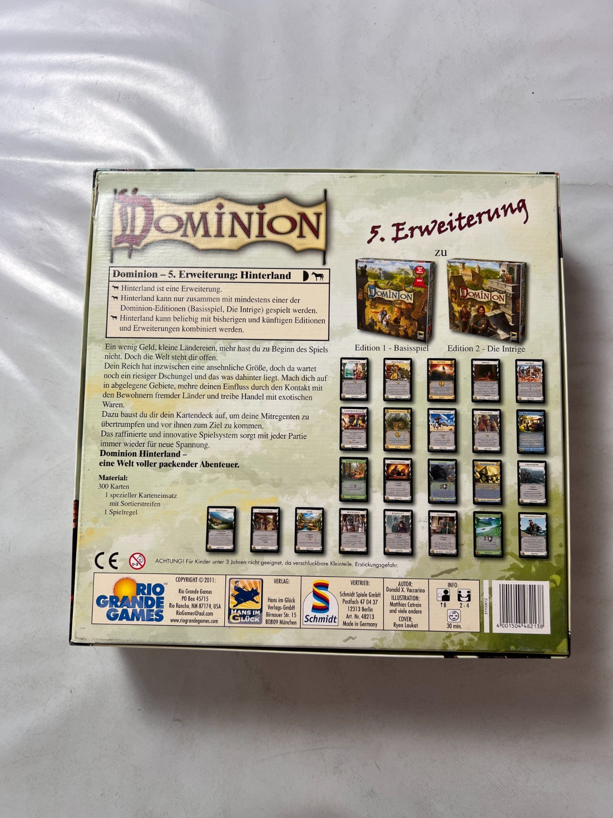 Dominion Hinterland Erweiterung 5 Spiel Hans im Glück - Vollständig - Ansicht 9