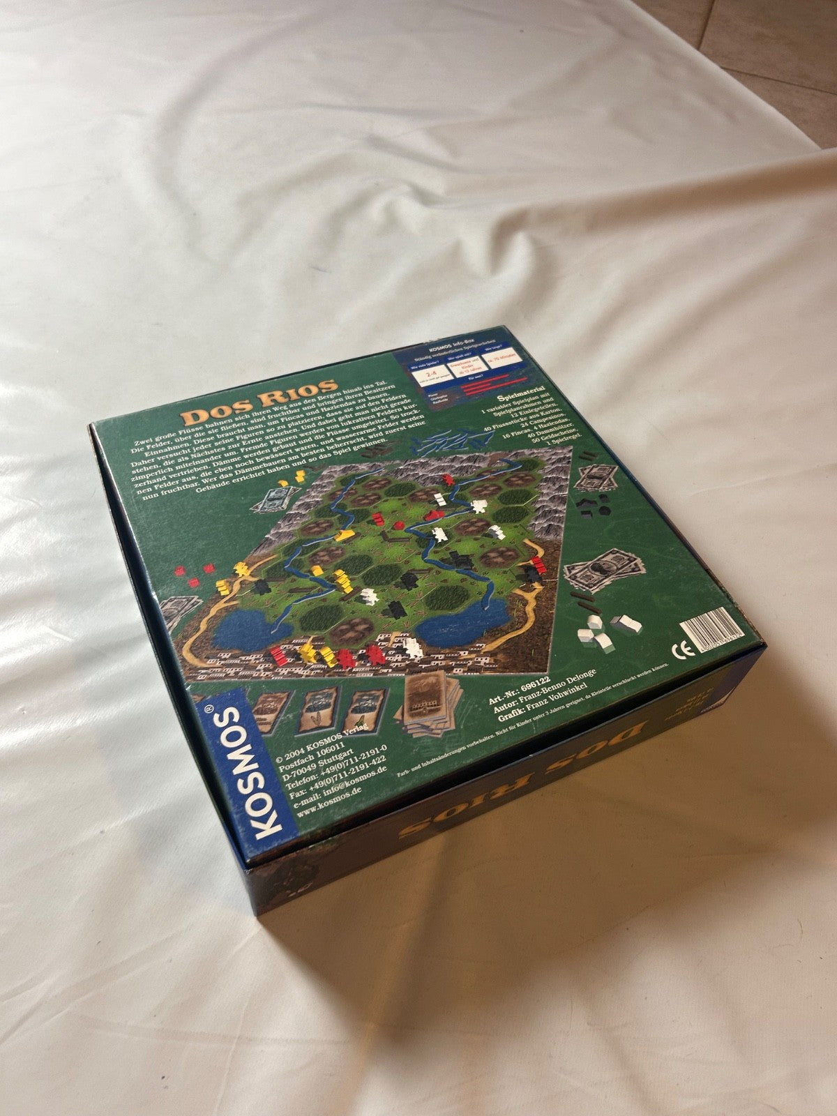 Dos Rios Dämme bauen Flüsse stauen Kosmos Brettspiel Vollständig - Ansicht 11