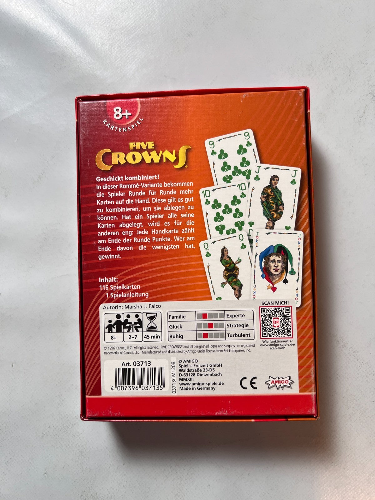 Five Crowns KönigsRommé Kartenspiel Amigo Vollständig - Ansicht 9