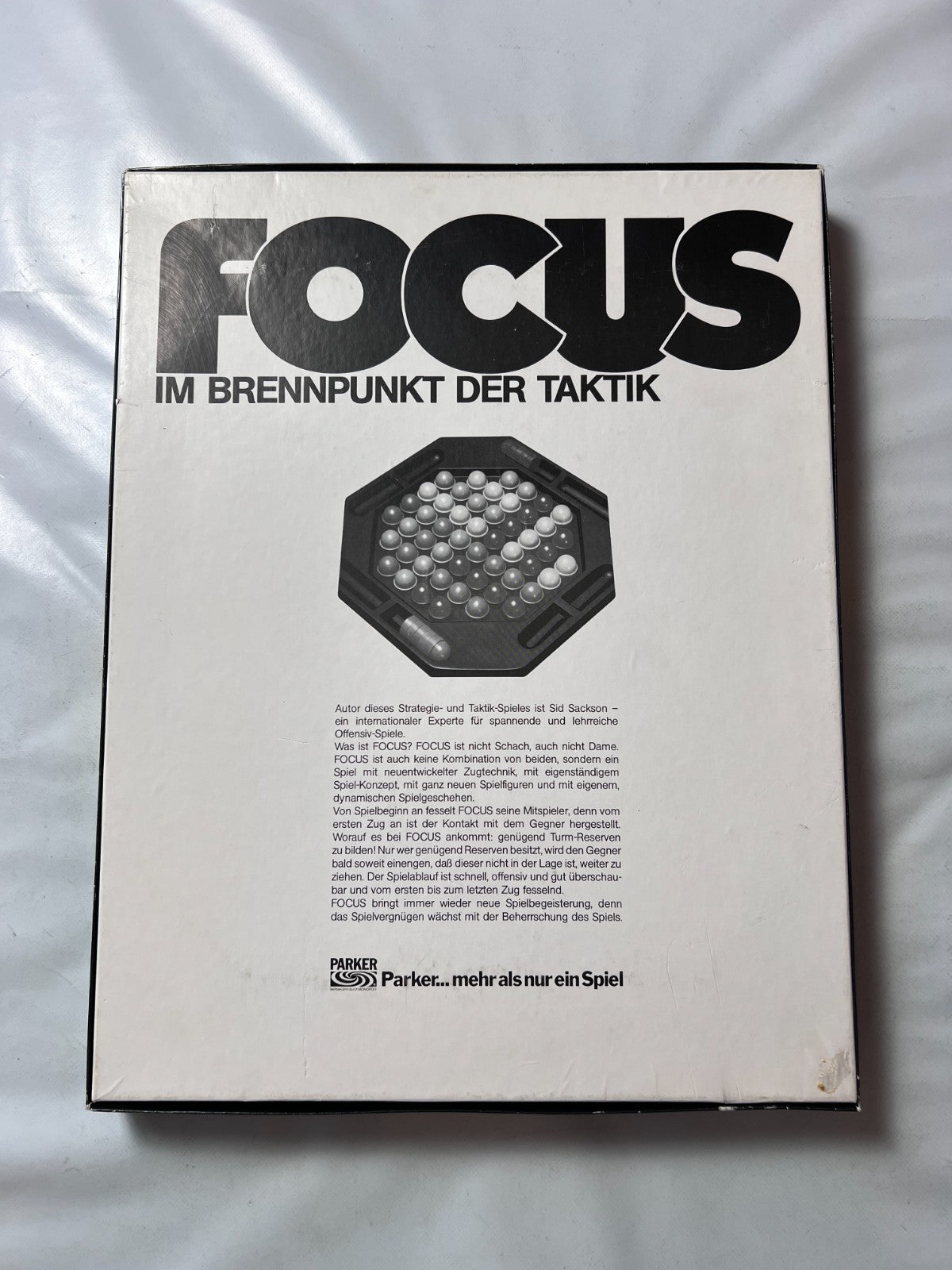 Focus Parker Spiel des Jahres 1981 Brettspiel Vintage Vollständig - Ansicht 10