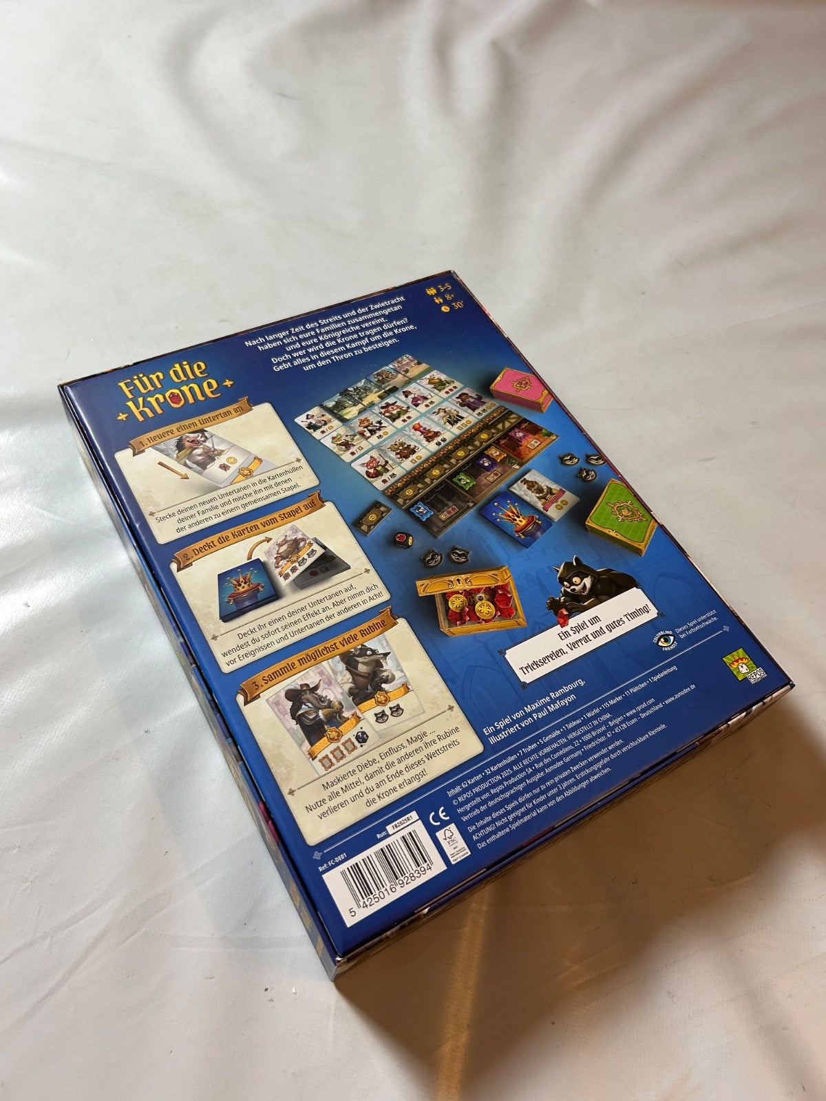 Für die Krone Asmodee Brettspiel Spiel - Vollständig - Ansicht 11
