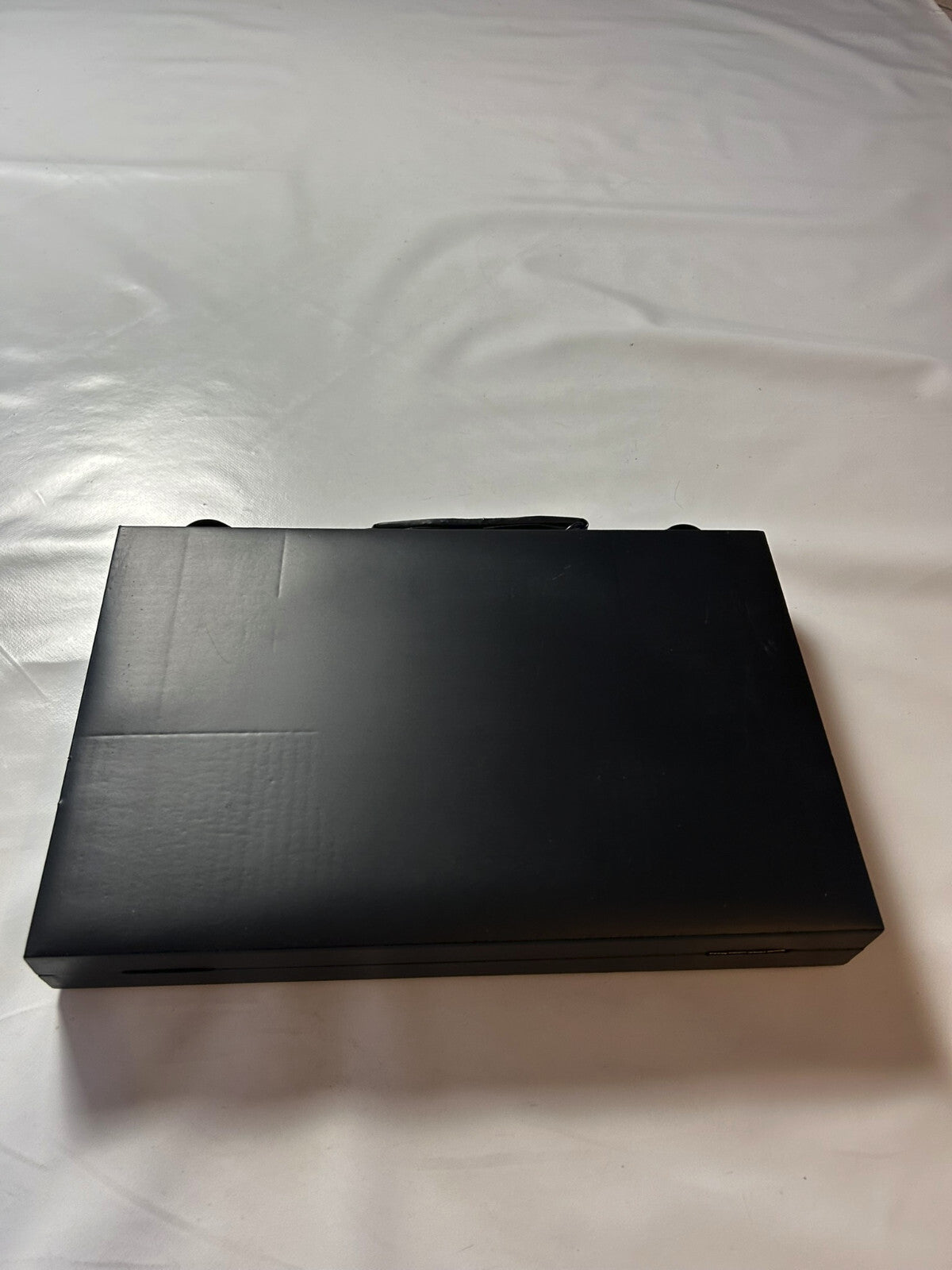 Großer Backgammon KunstlederKoffer Rot schwarz 38 x 25 cm geschlossen - Ansicht 14