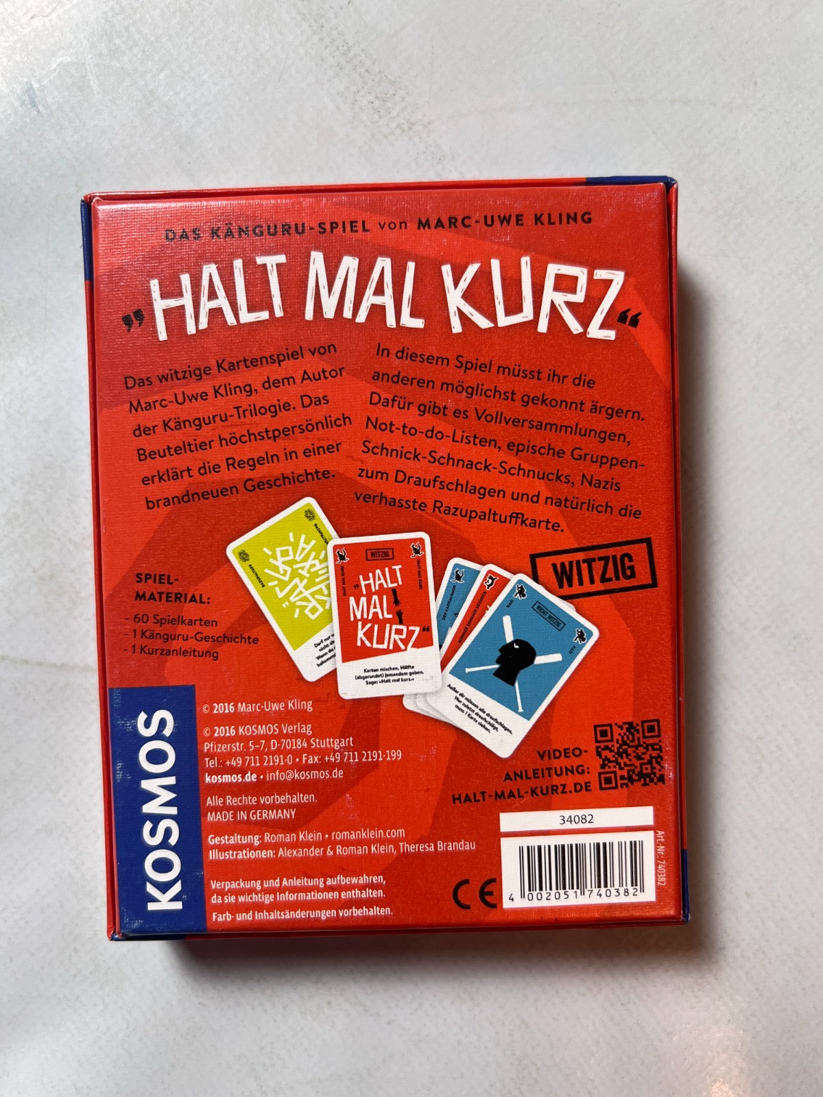Halt mal kurz Das Känguru Spiel Kosmos Kartenspiel - Vollständig - Ansicht 8