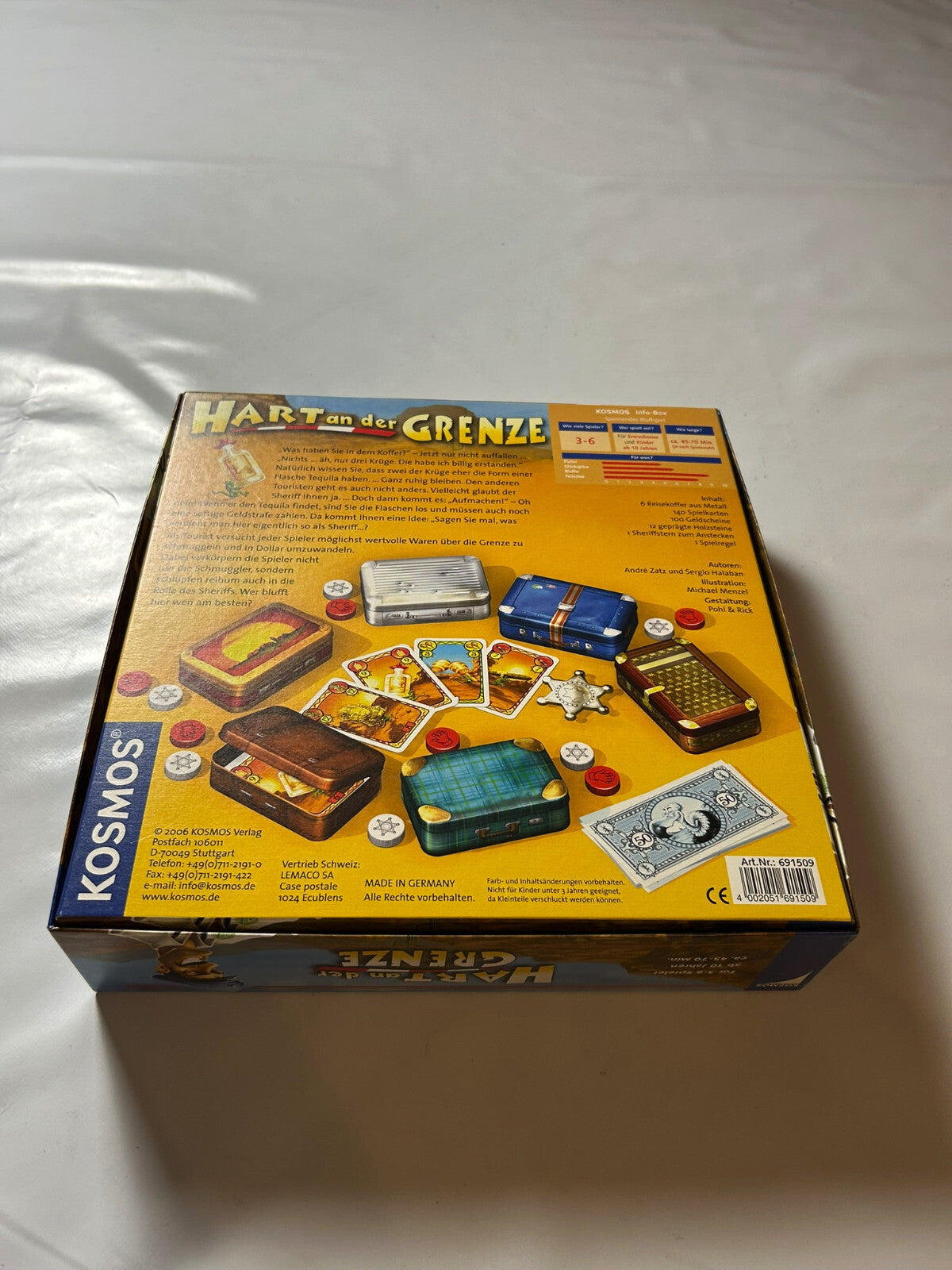 Hart an der Grenze Kosmos Spiel Brettspiel Gesellschaftsspiel 2006 - Vollständig - Ansicht 9