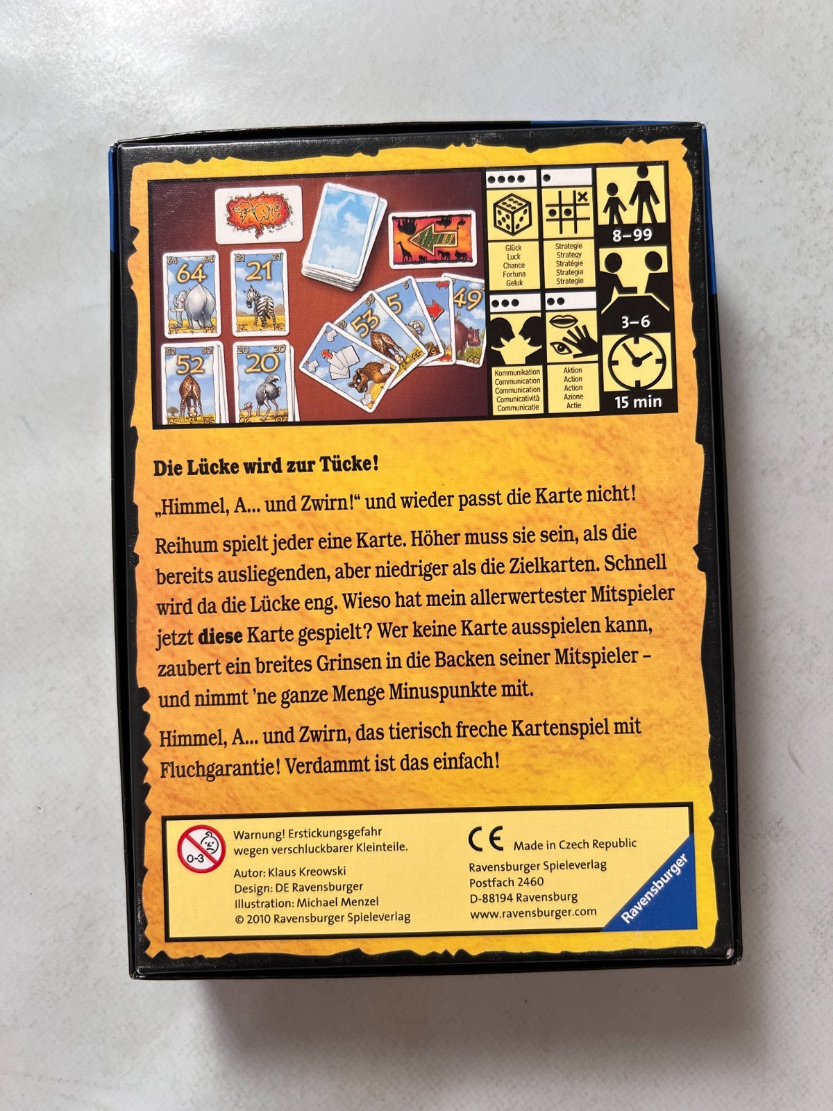 Himmel A... und Zwirn Spiel Ravensburger - Vollständig - Ansicht 9
